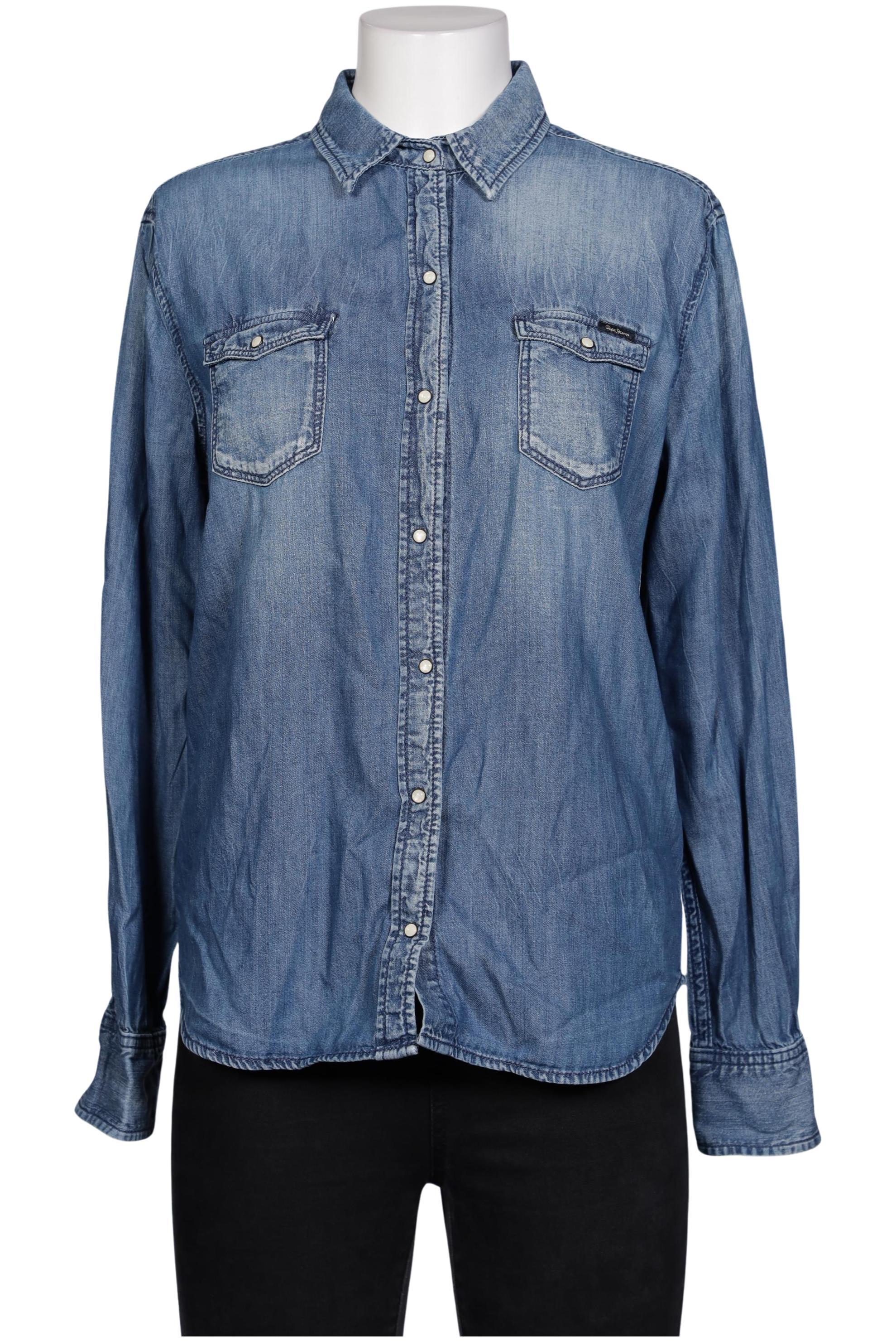 

Pepe Jeans Damen Bluse, blau, Gr. 42