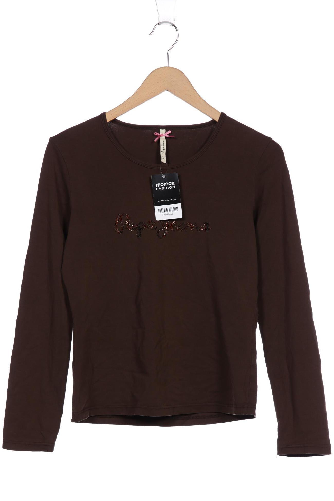 

Pepe Jeans Damen Langarmshirt, braun, Gr. 42