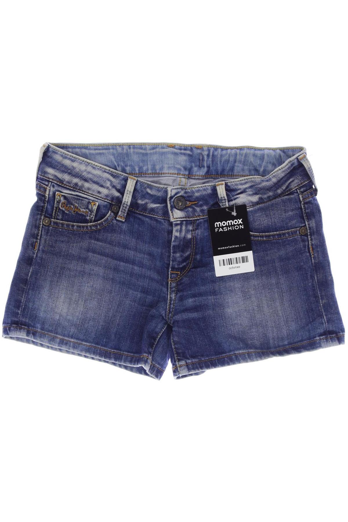 

Pepe Jeans Damen Shorts, blau, Gr. 34