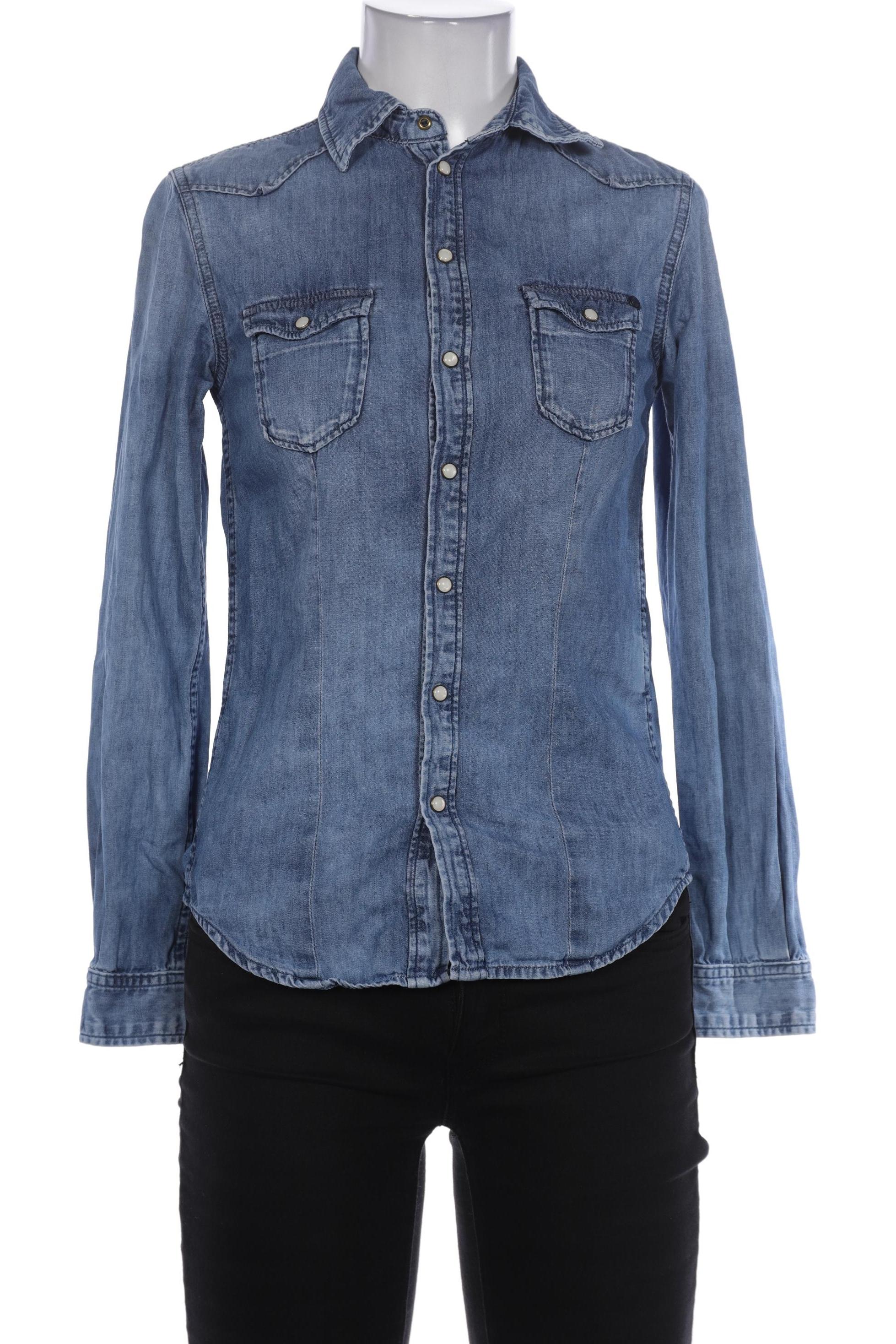 

Pepe Jeans Damen Bluse, blau, Gr. 34