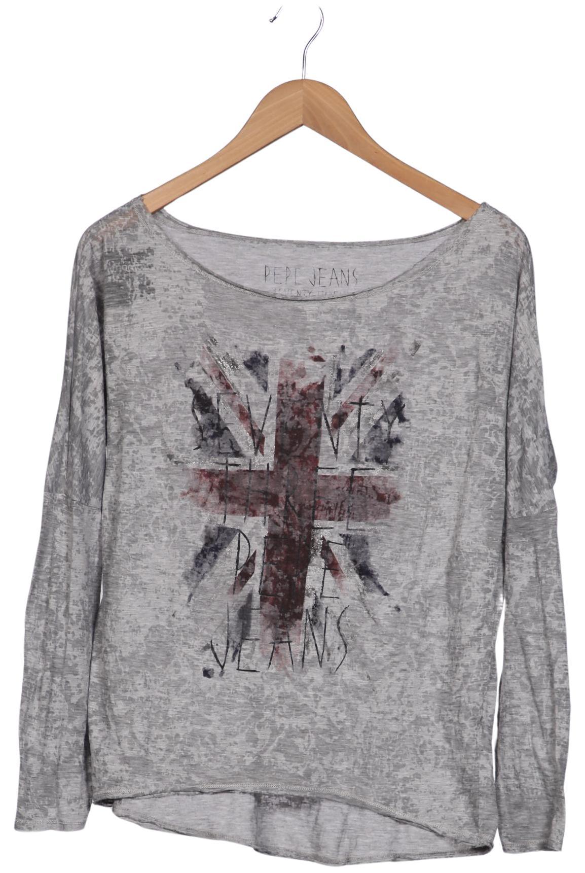 

Pepe Jeans Damen Langarmshirt, grau, Gr. 36