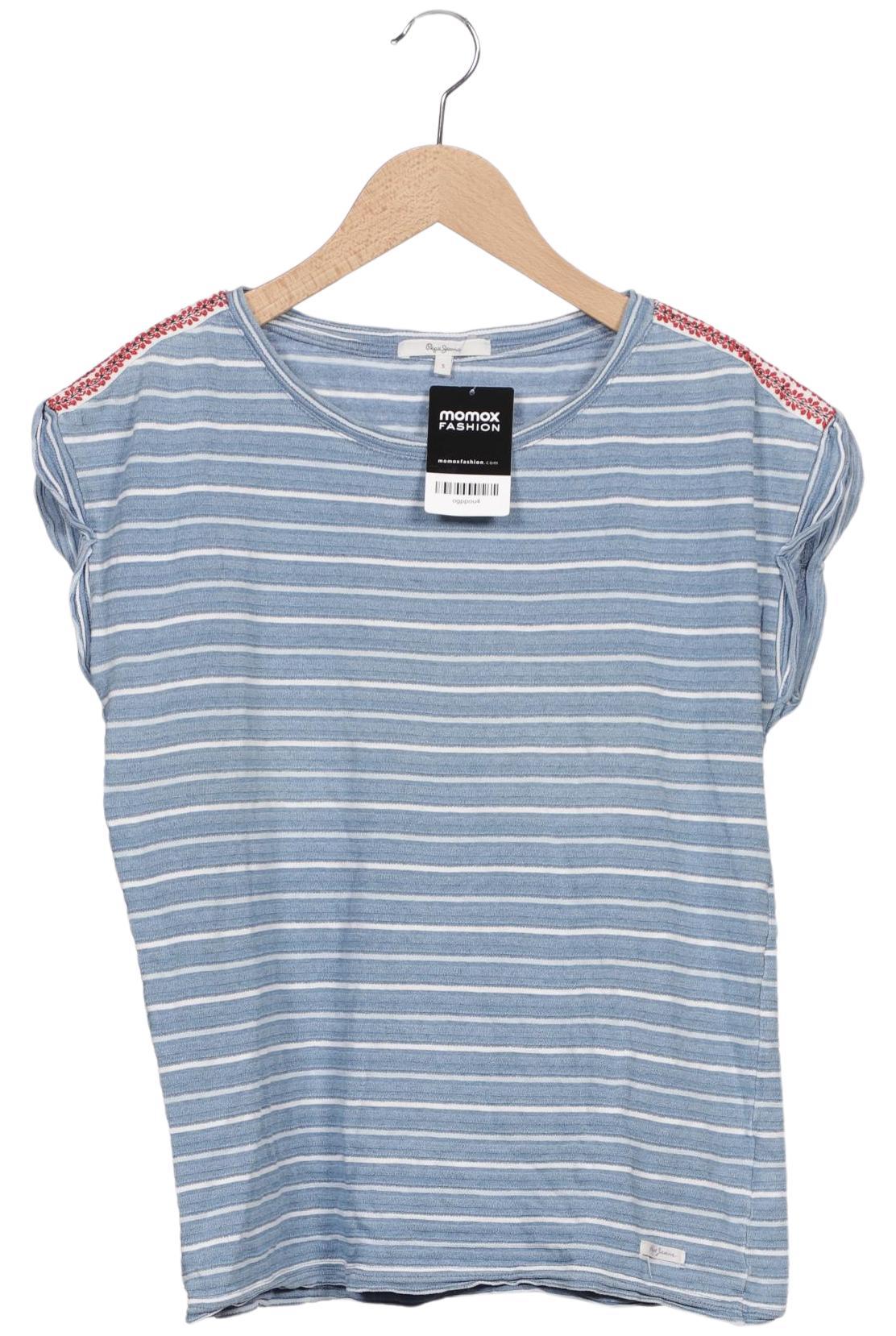 

Pepe Jeans Damen T-Shirt, blau, Gr. 36