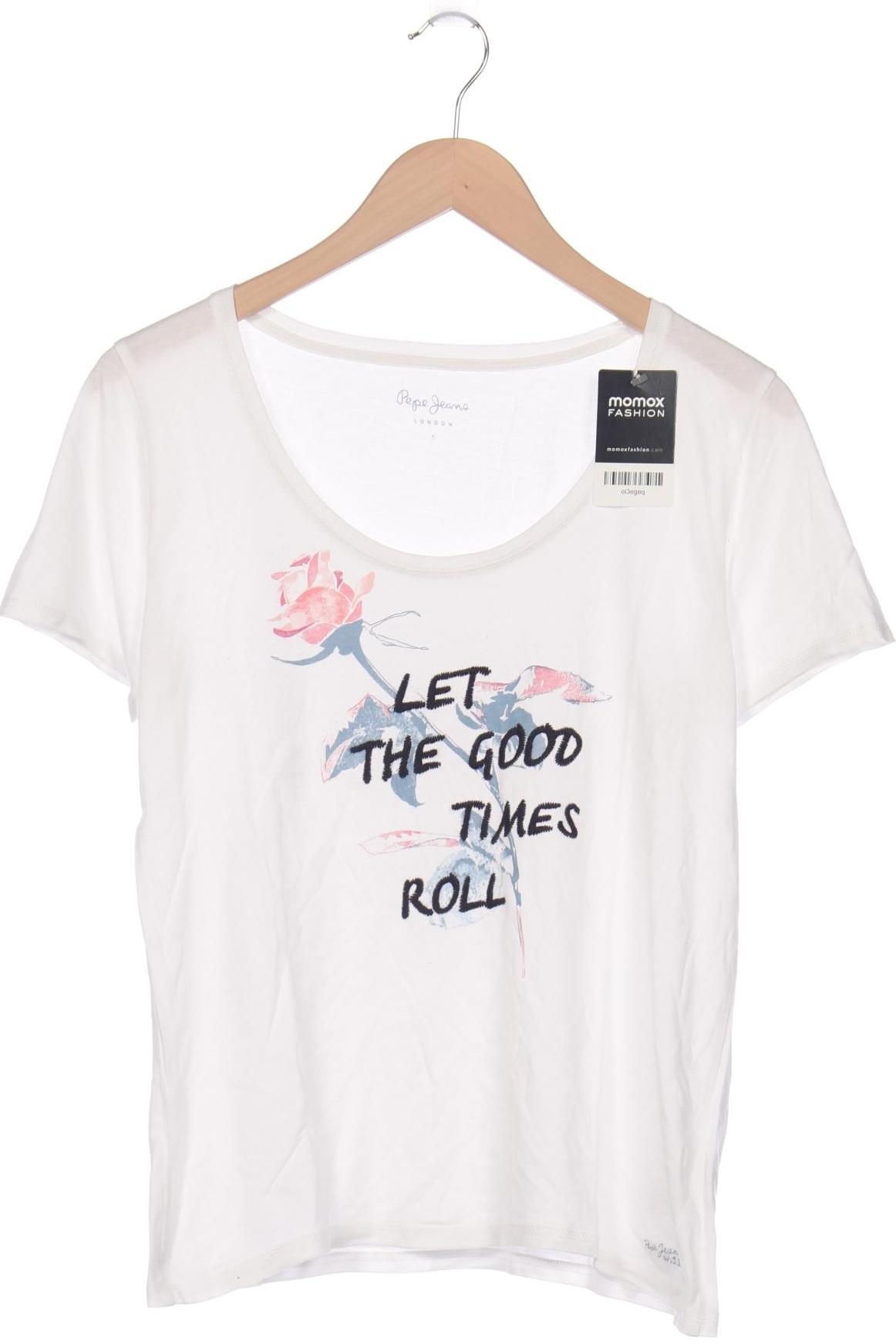 

Pepe Jeans Damen T-Shirt, weiß, Gr. 36