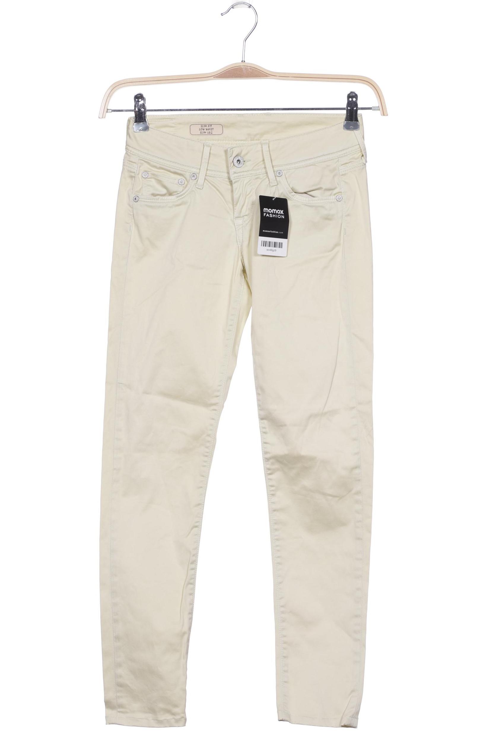 

Pepe Jeans Damen Stoffhose, cremeweiß, Gr. 25