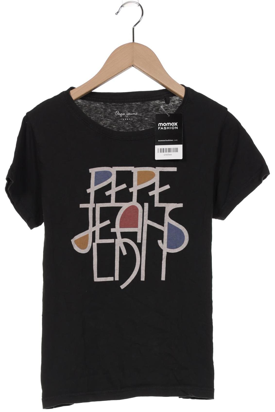 

Pepe Jeans Damen T-Shirt, schwarz, Gr. 34