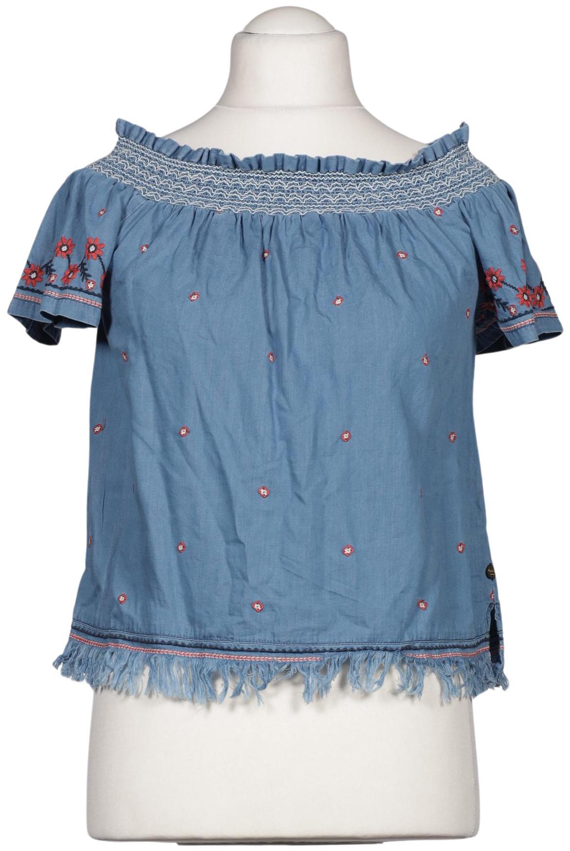 

Pepe Jeans Damen Bluse, blau, Gr. 42