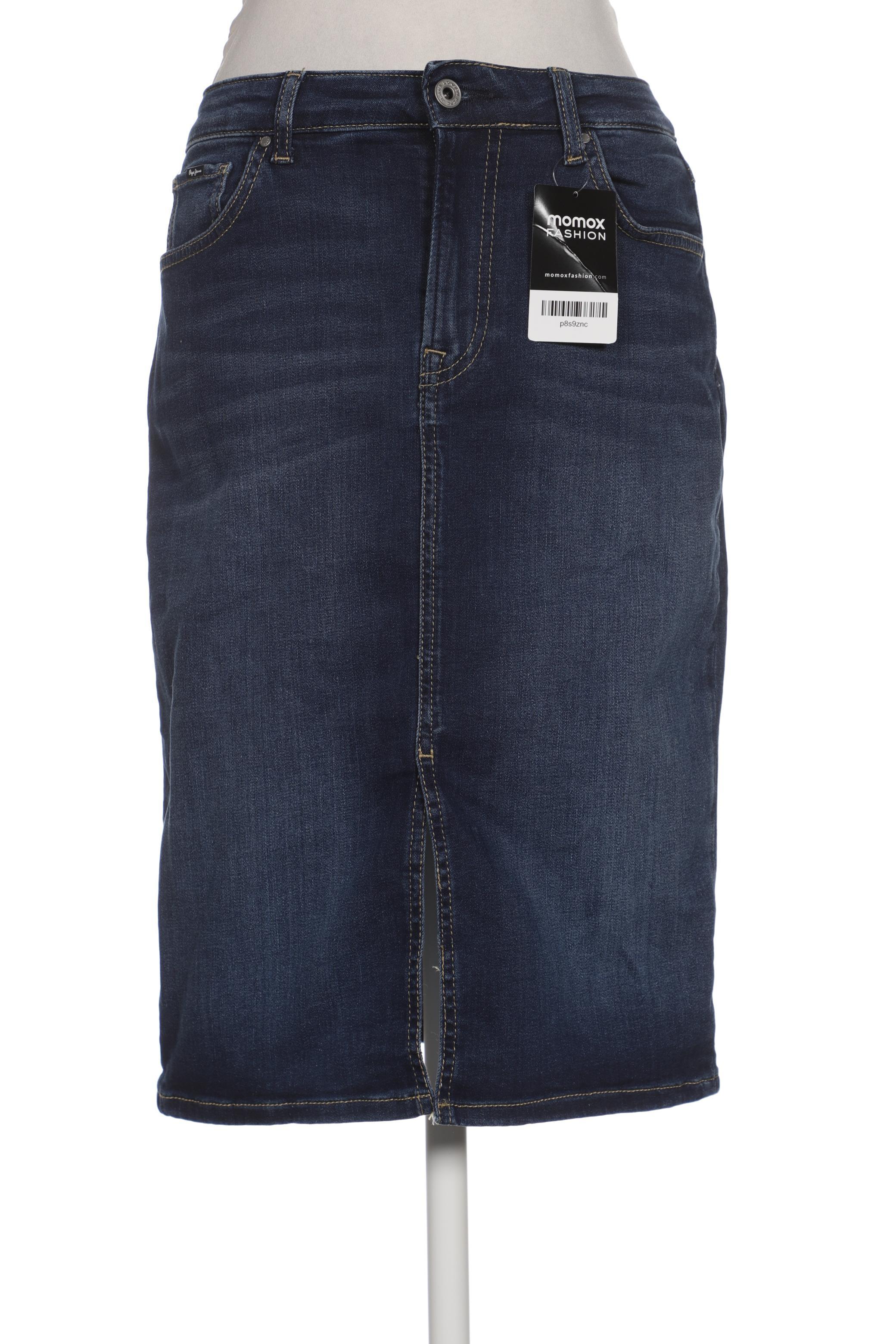 

Pepe Jeans Damen Rock, blau, Gr. 34
