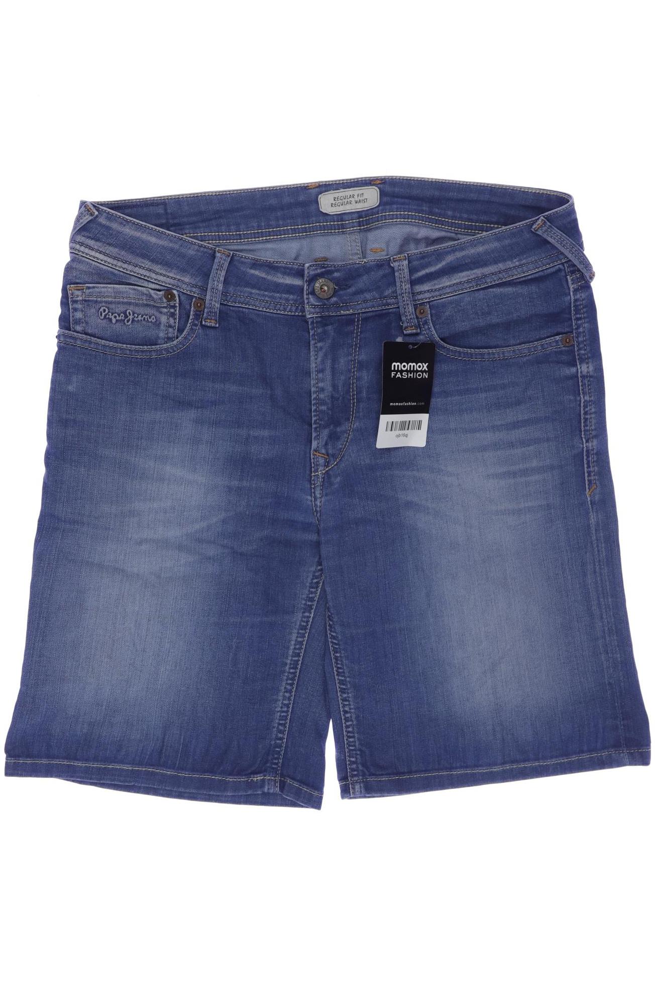 

Pepe Jeans Damen Shorts, blau, Gr. 30