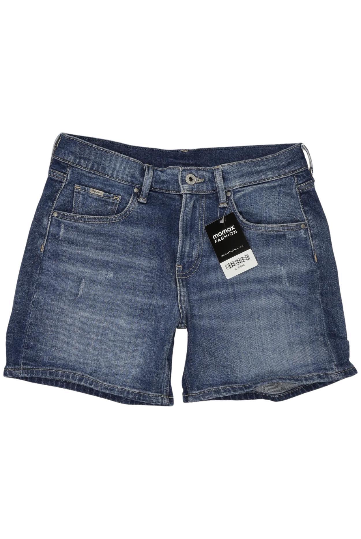 

Pepe Jeans Damen Shorts, blau, Gr. 26