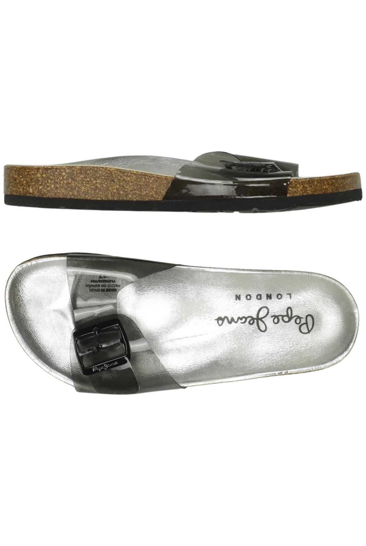 

Pepe Jeans Damen Sandale, silber, Gr. 37