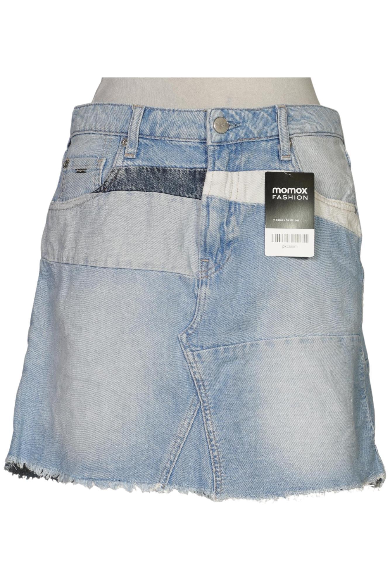 

Pepe Jeans Damen Rock, blau, Gr. 38