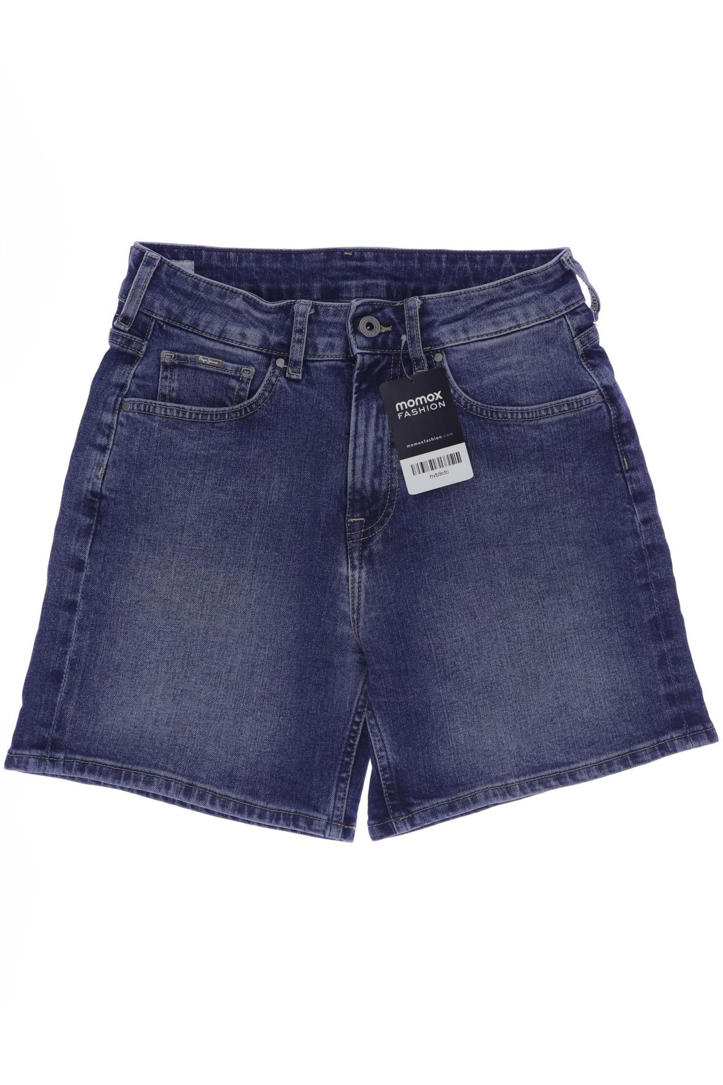 

Pepe Jeans Damen Shorts, blau, Gr. 27
