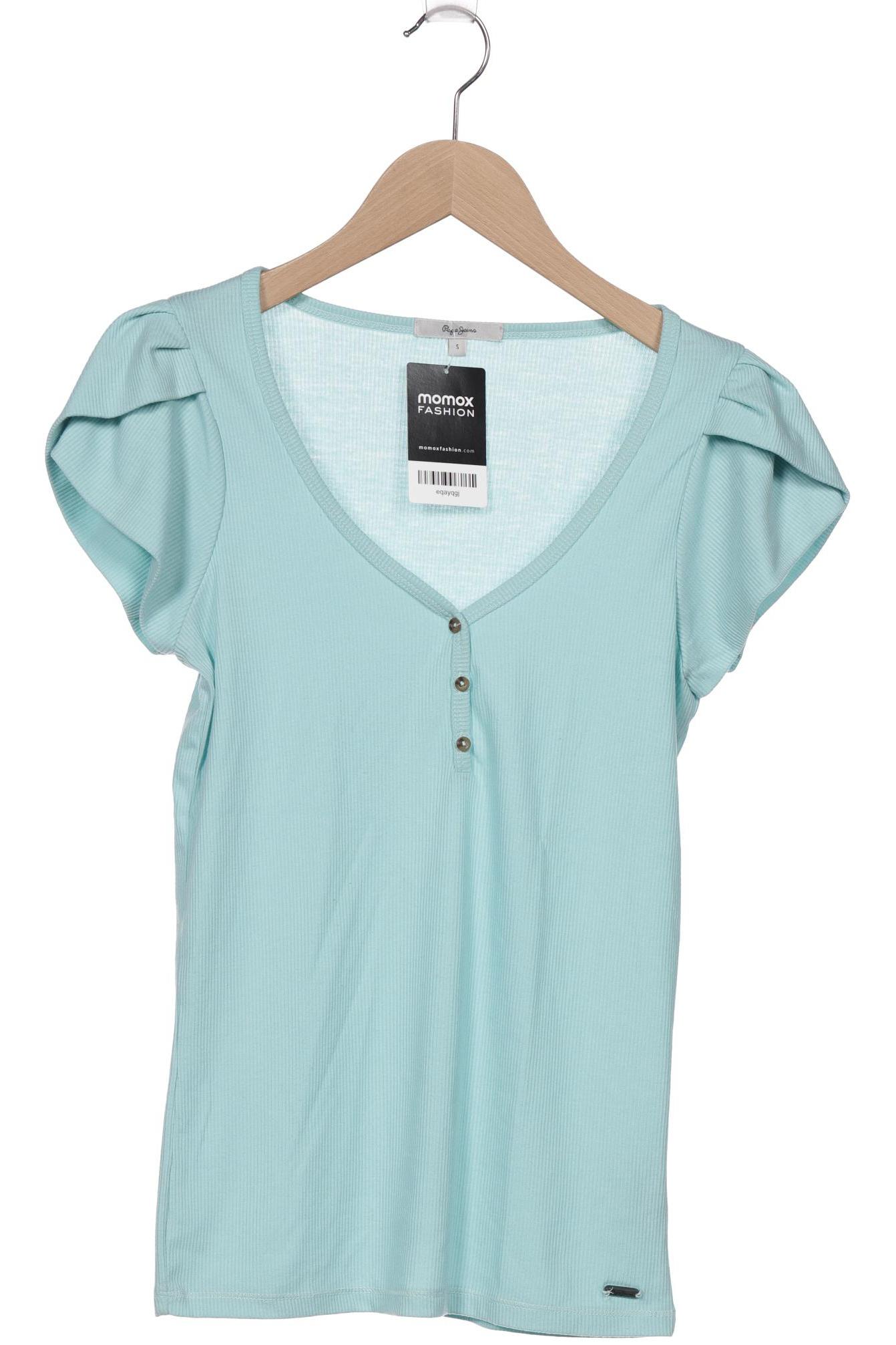 

Pepe Jeans Damen T-Shirt, türkis, Gr. 36
