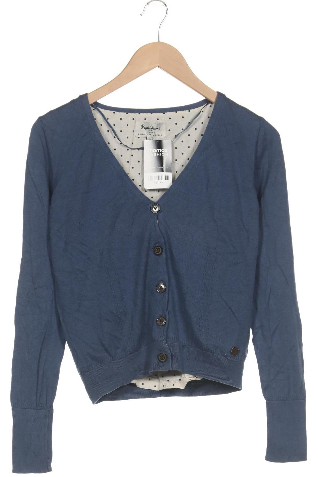 

Pepe Jeans Damen Strickjacke, blau, Gr. 38