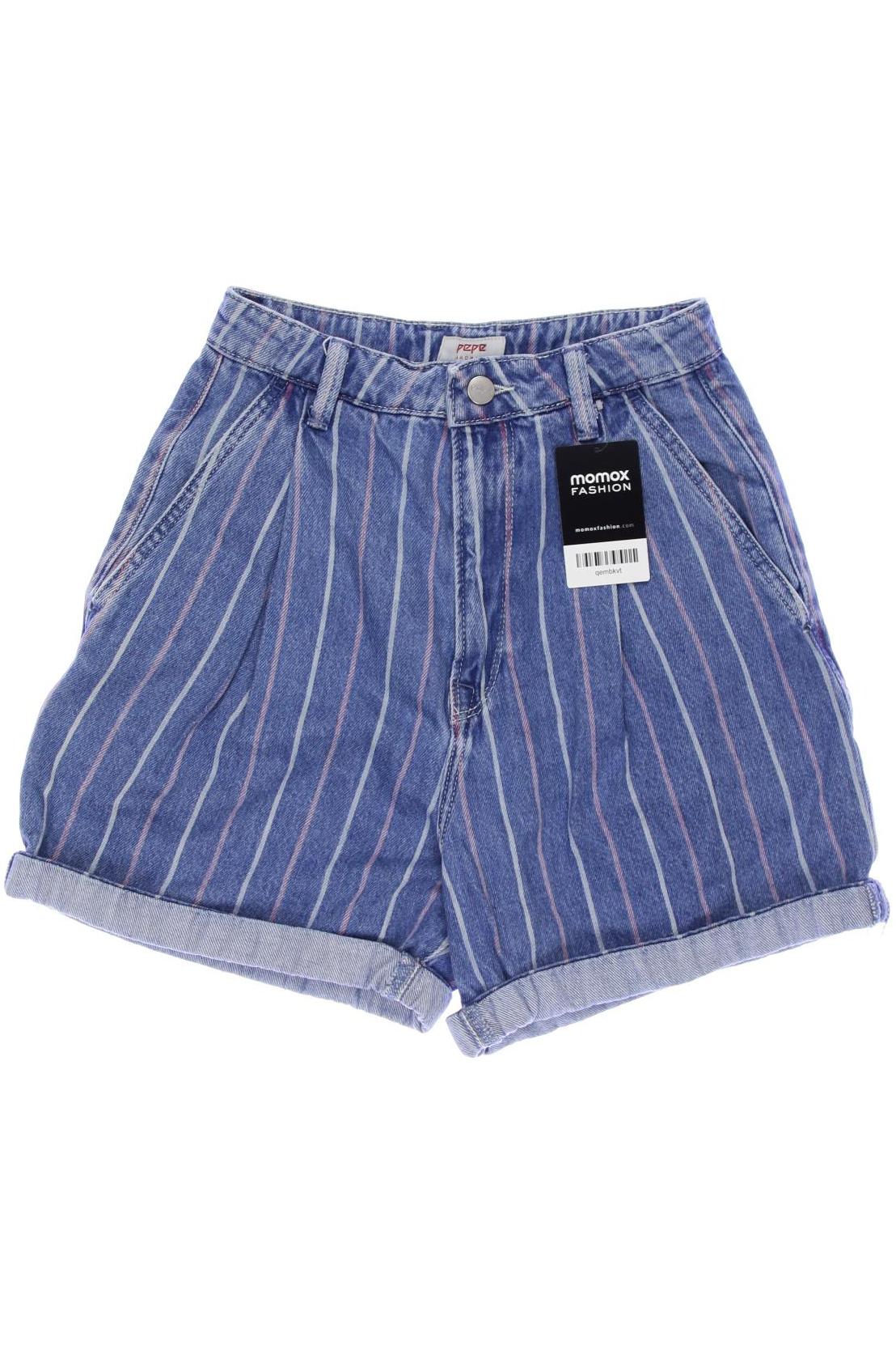 

Pepe Jeans Damen Shorts, blau, Gr. 25