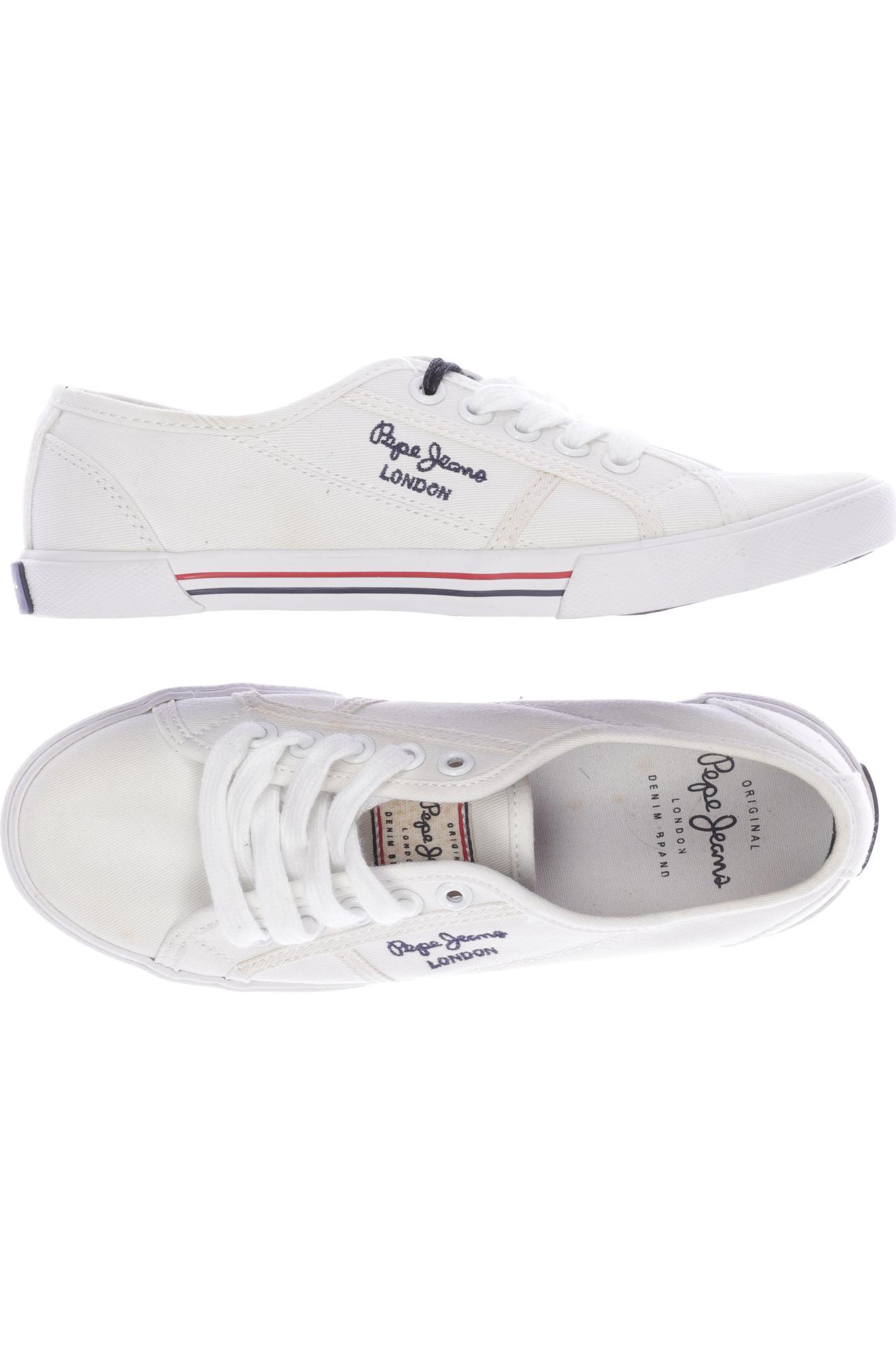 

Pepe Jeans Damen Sneakers, cremeweiß