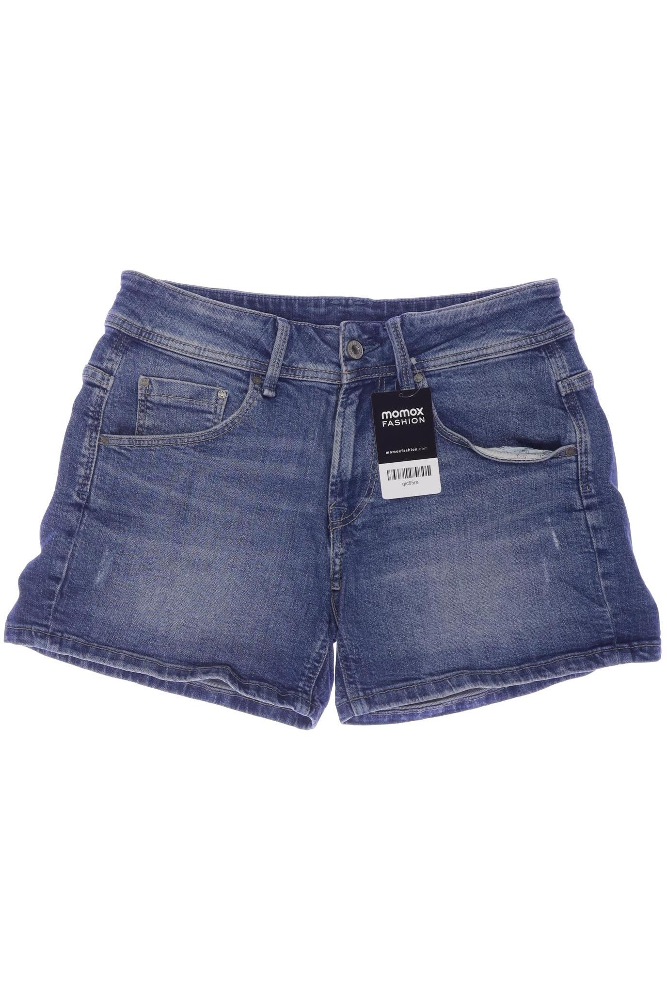 

Pepe Jeans Damen Shorts, blau, Gr. 28