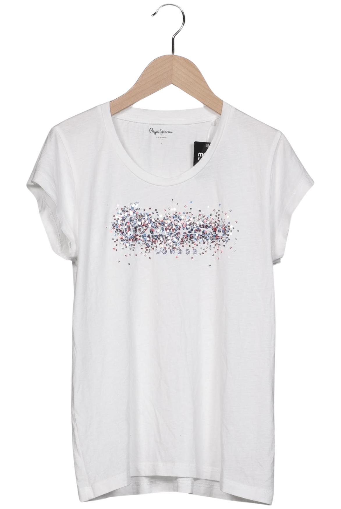 

Pepe Jeans Damen T-Shirt, weiß, Gr. 36