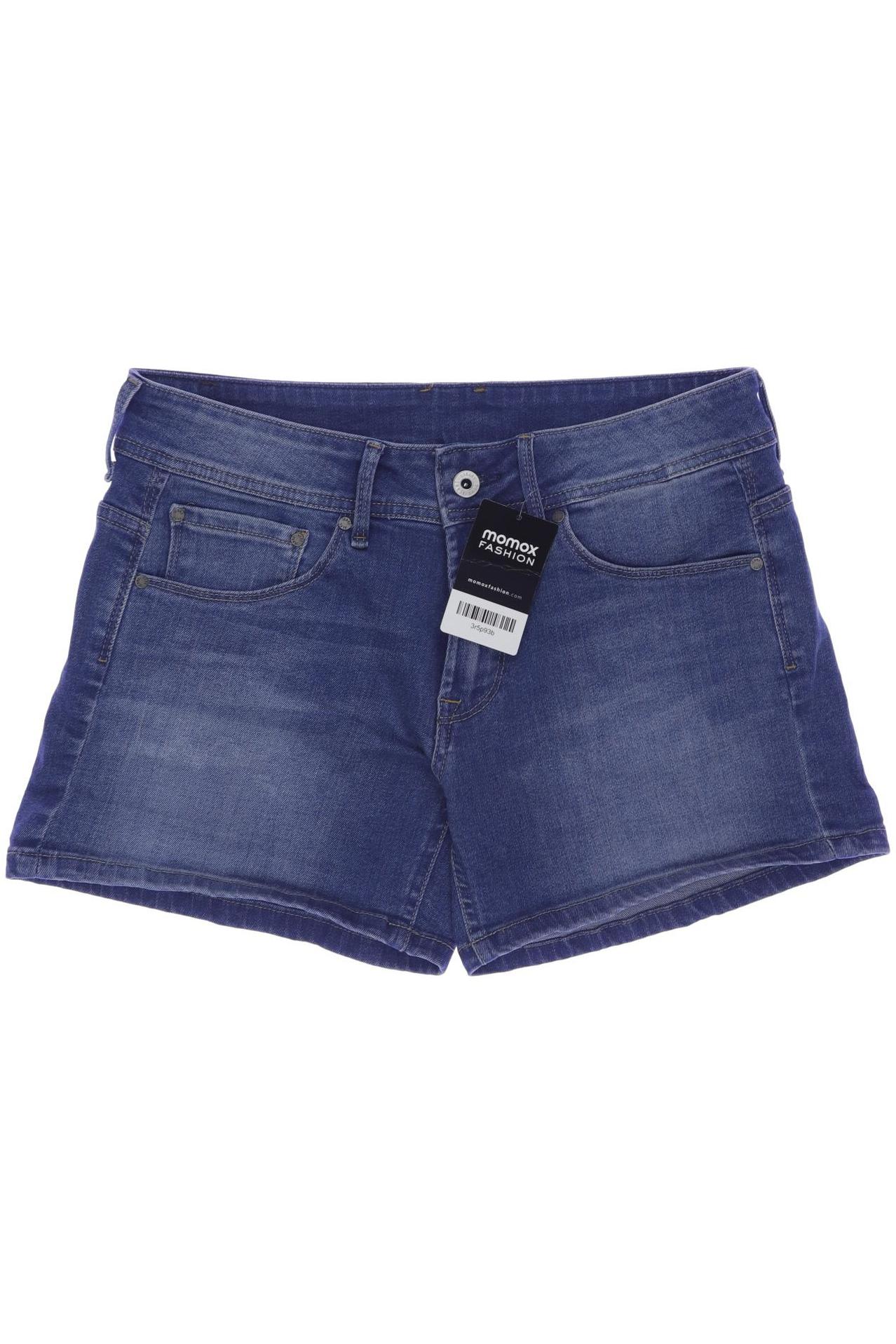 

Pepe Jeans Damen Shorts, blau, Gr. 28