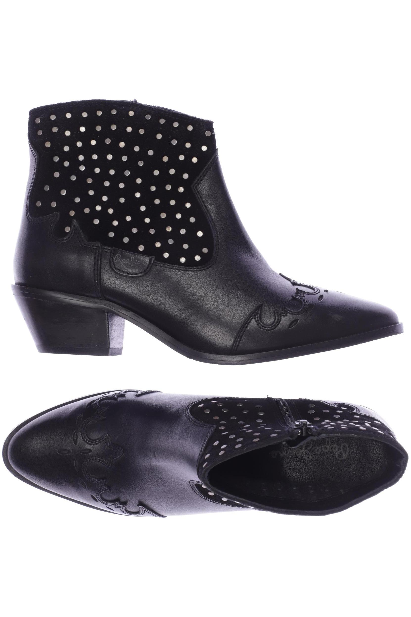 

Pepe Jeans Damen Stiefelette, schwarz