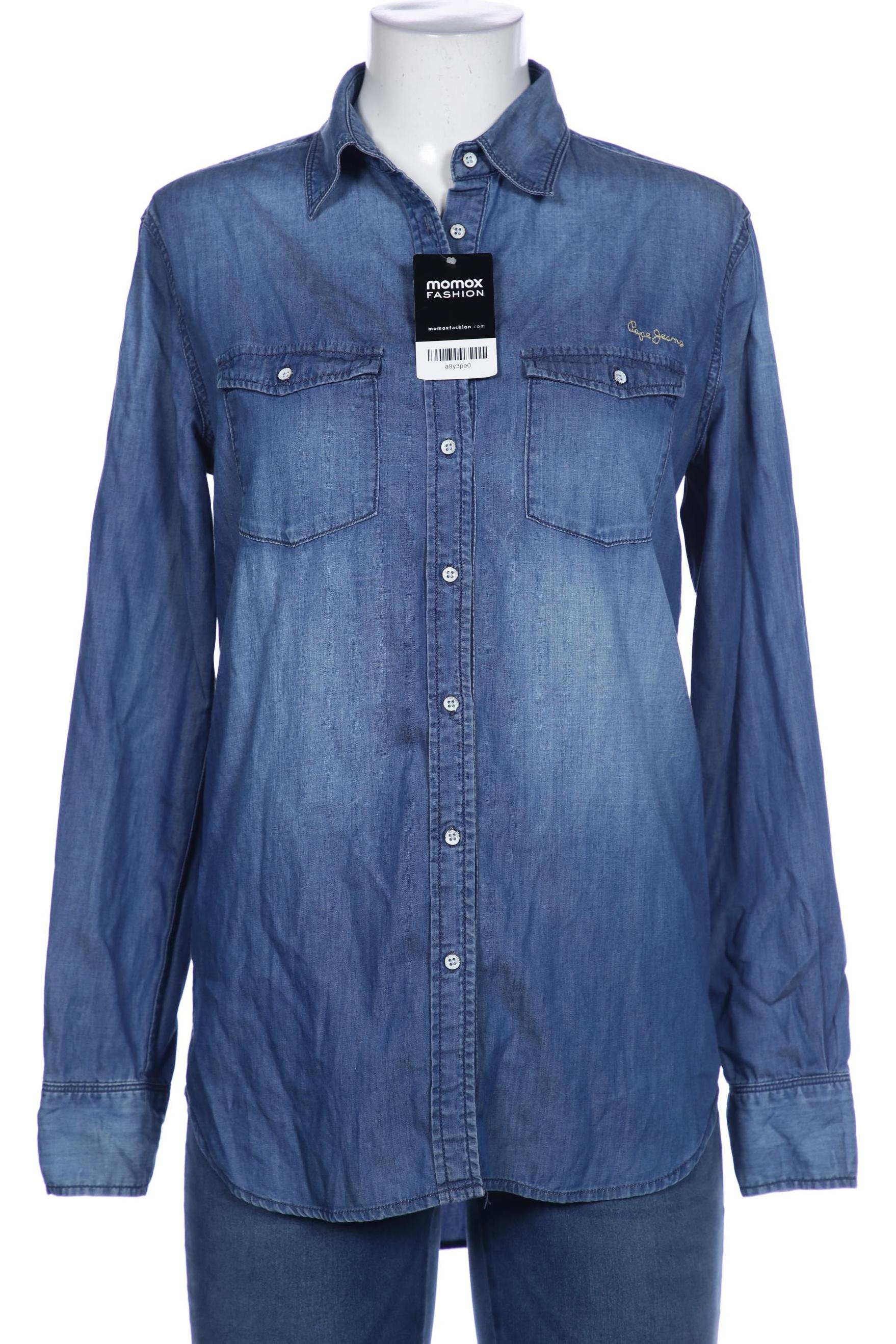 

Pepe Jeans Damen Bluse, blau, Gr. 42
