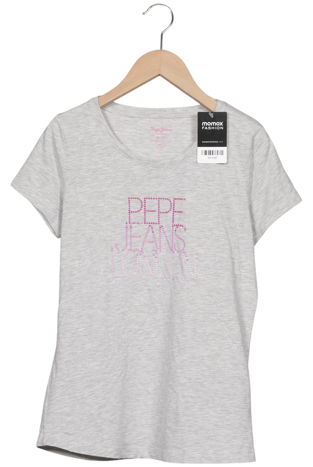 

Pepe Jeans Damen T-Shirt, grau, Gr. 42