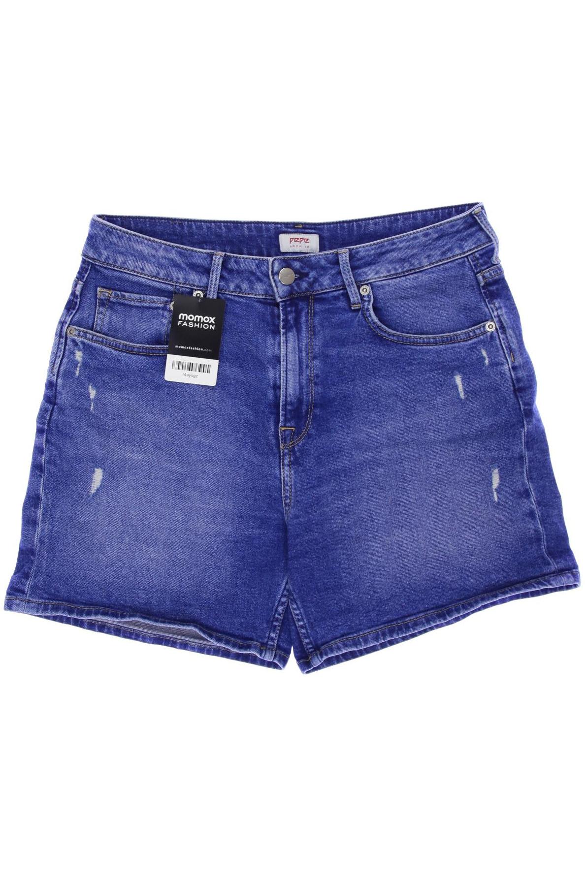

Pepe Jeans Damen Shorts, blau, Gr. 42