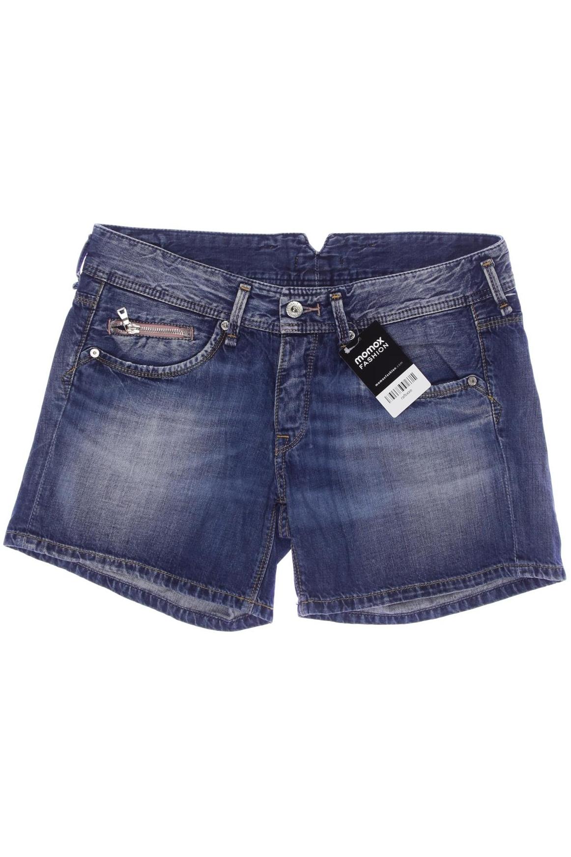 

Pepe Jeans Damen Shorts, blau, Gr. 28