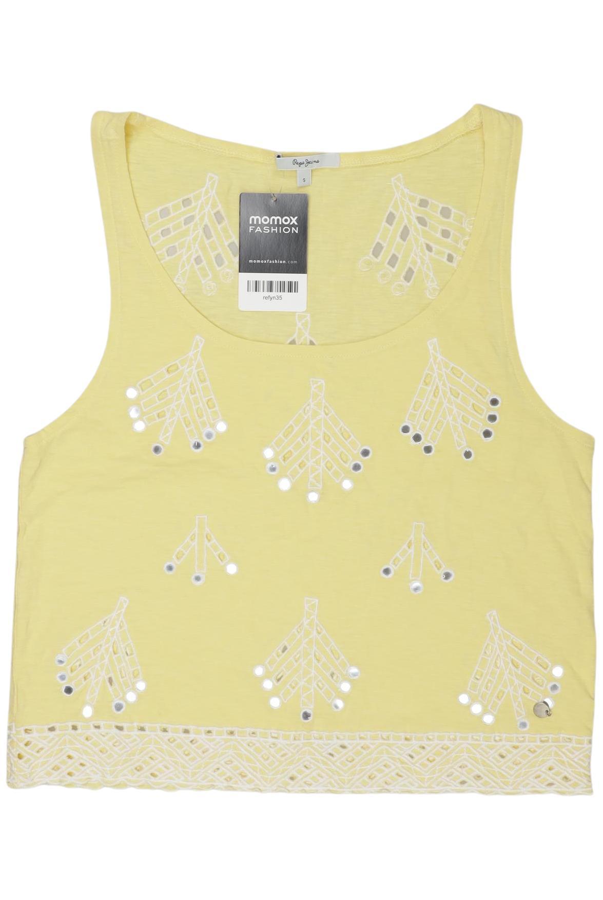 

Pepe Jeans Damen Top, gelb, Gr. 36