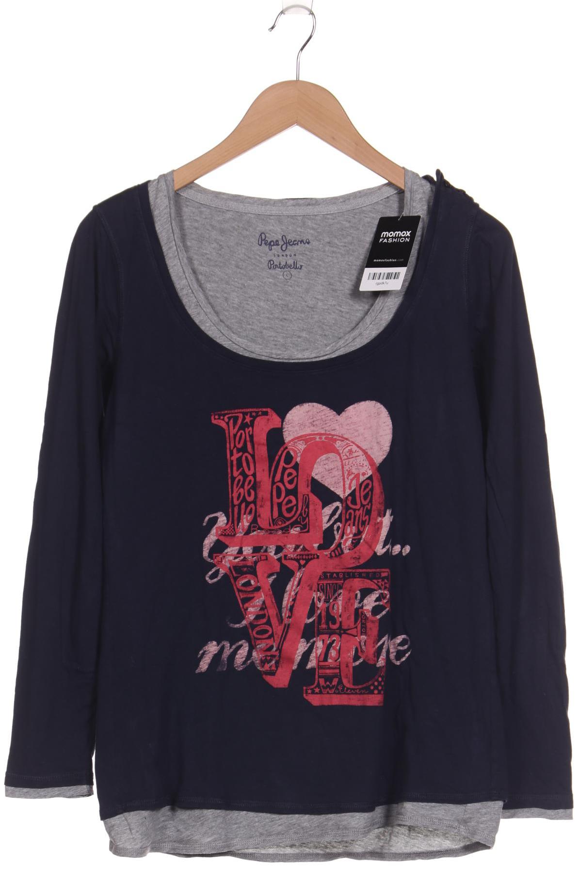 

Pepe Jeans Damen Langarmshirt, marineblau, Gr. 42
