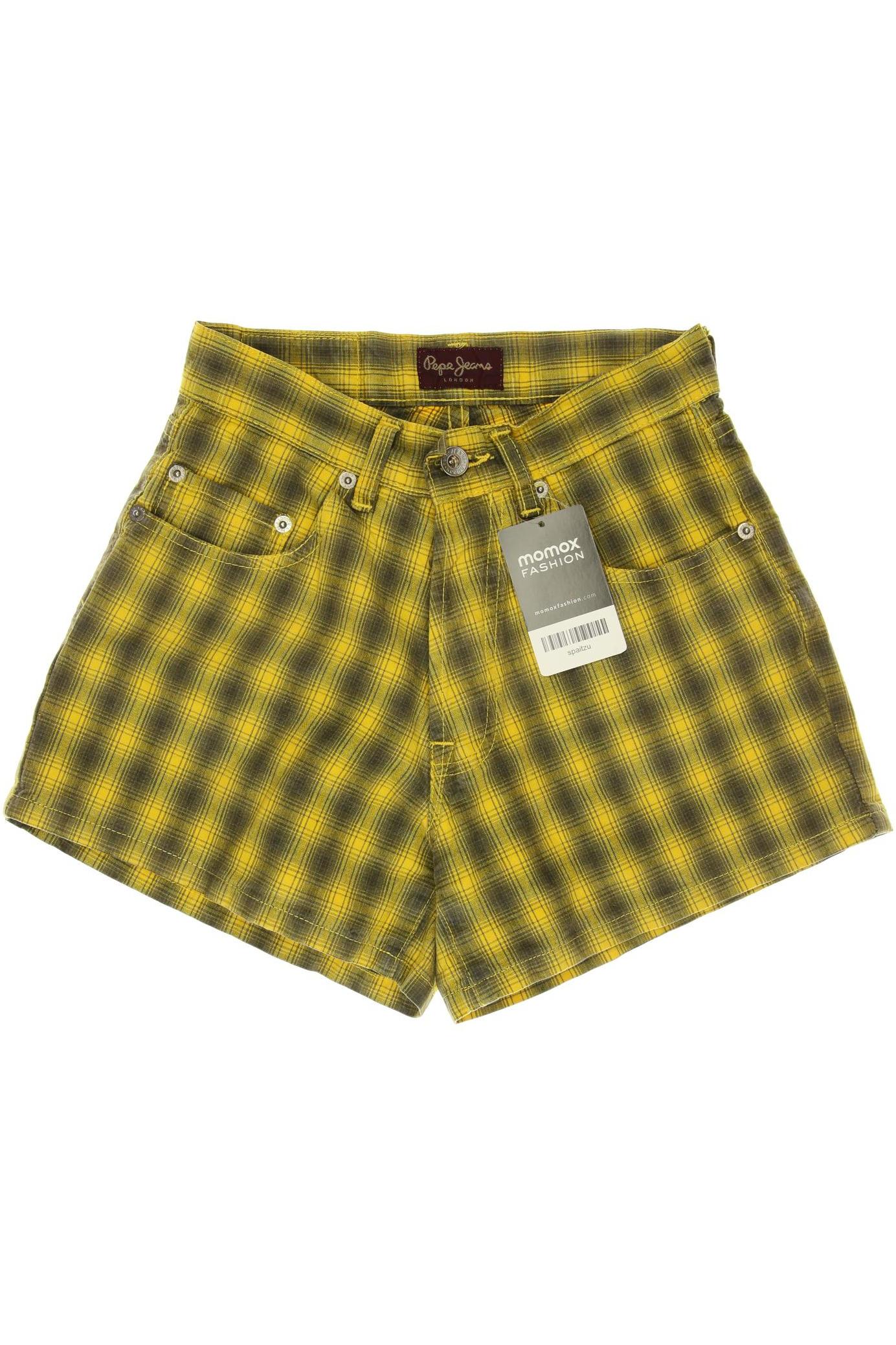 

Pepe Jeans Damen Shorts, gelb, Gr. 24