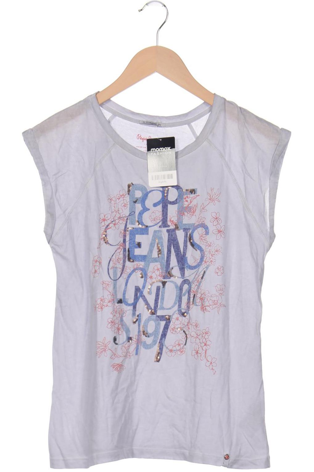 

Pepe Jeans Damen T-Shirt, grau, Gr. 34