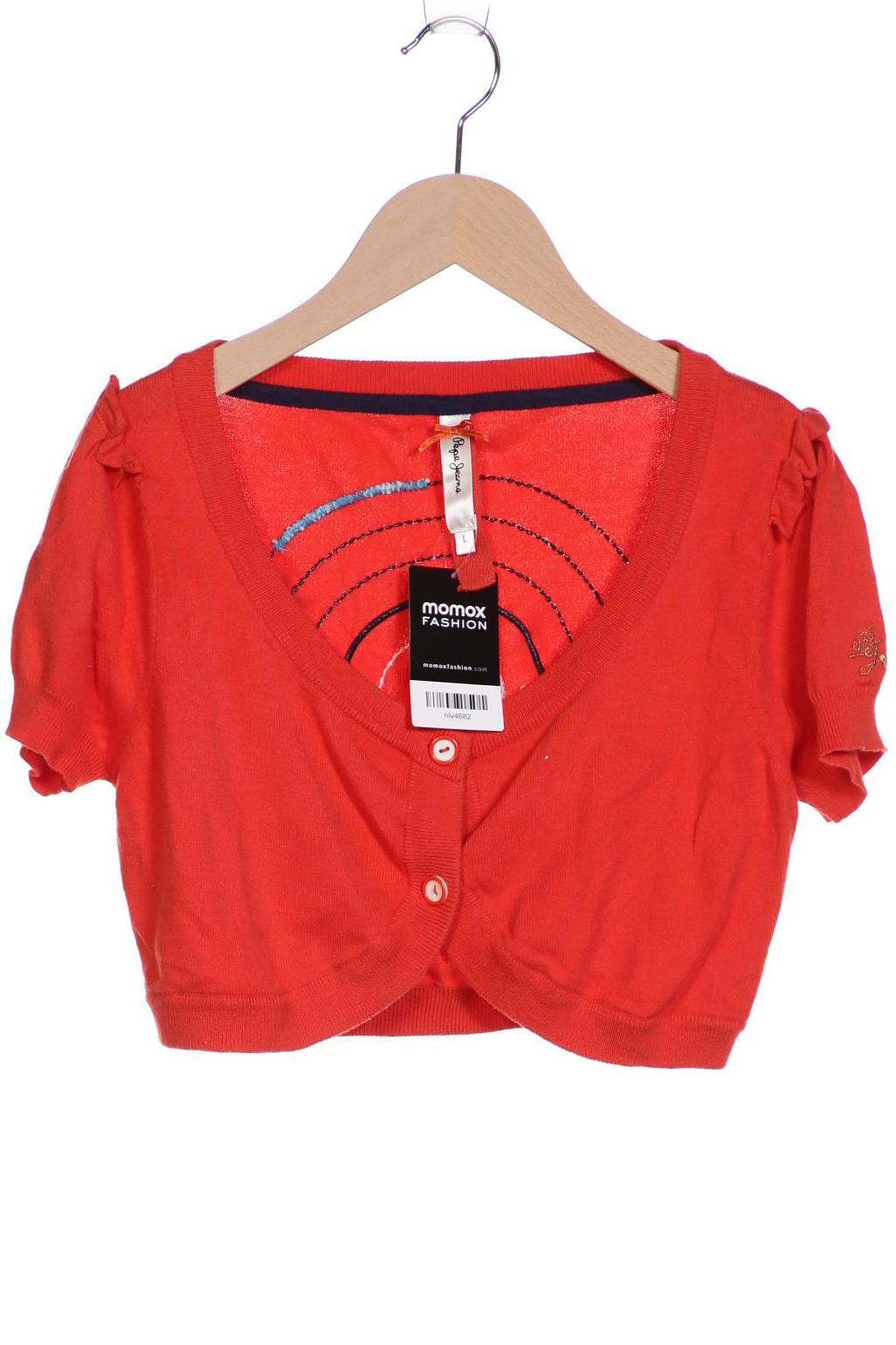 

Pepe Jeans Damen Strickjacke, rot, Gr. 42