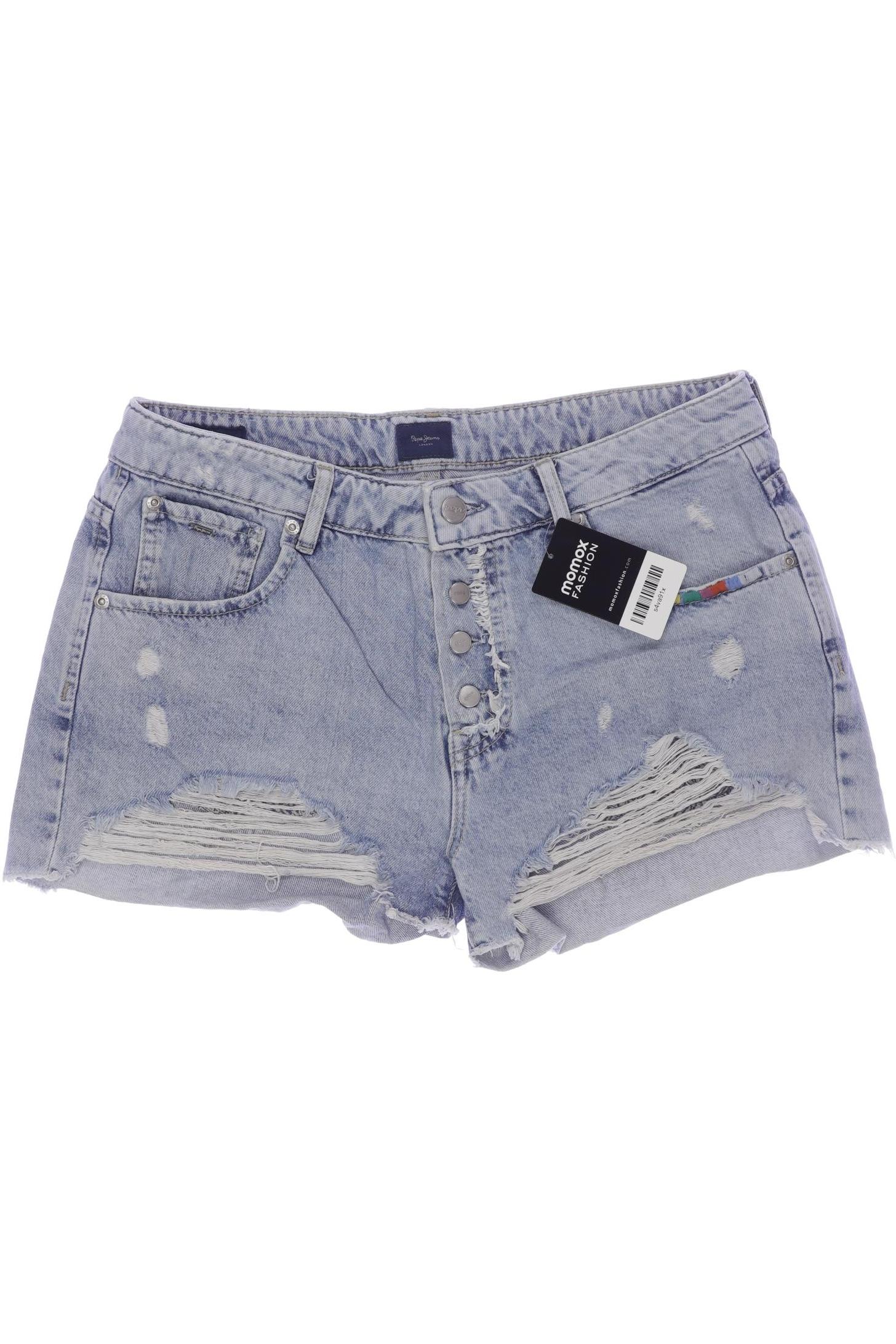 

Pepe Jeans Damen Shorts, blau, Gr. 30