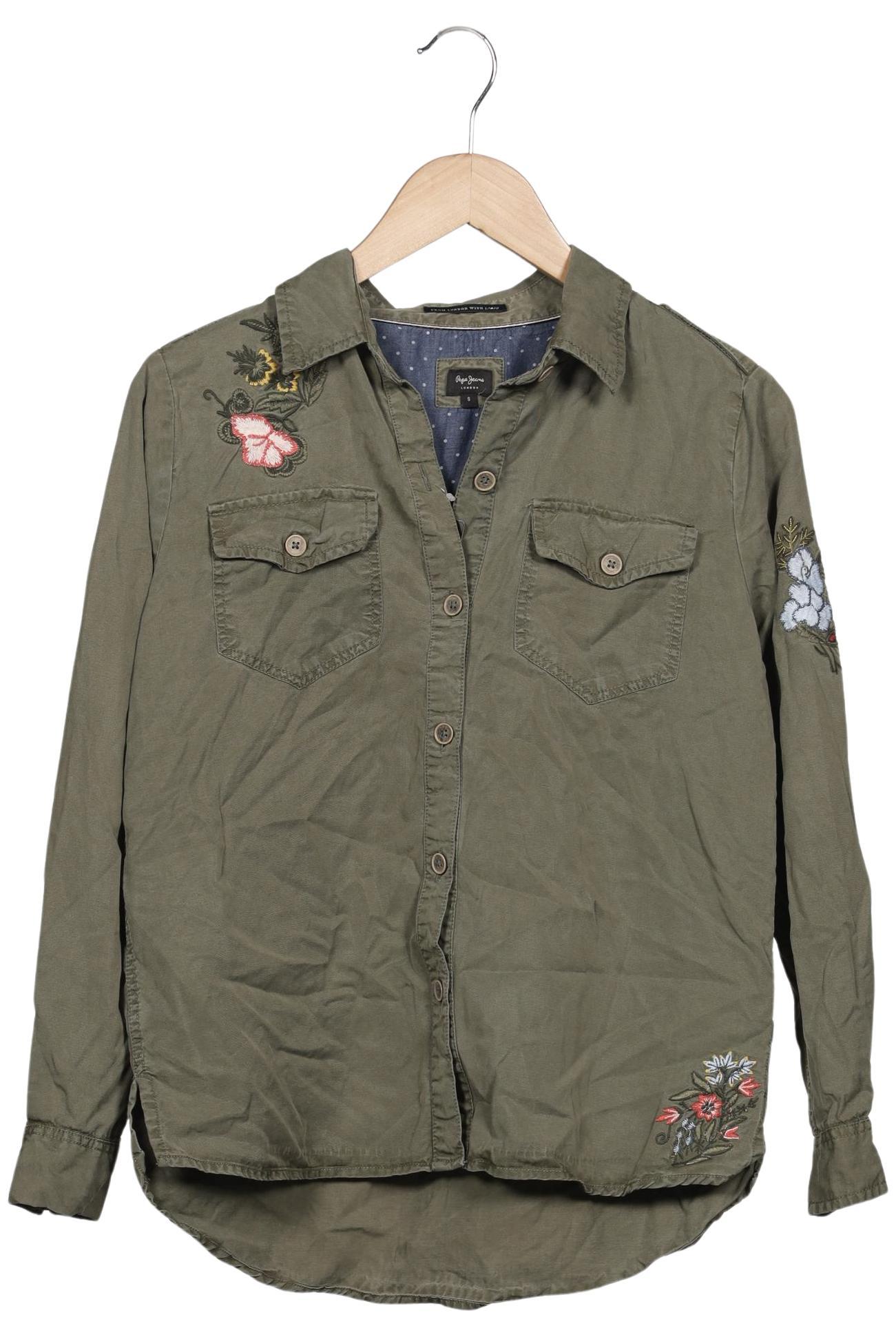 

Pepe Jeans Damen Bluse, grün, Gr. 36