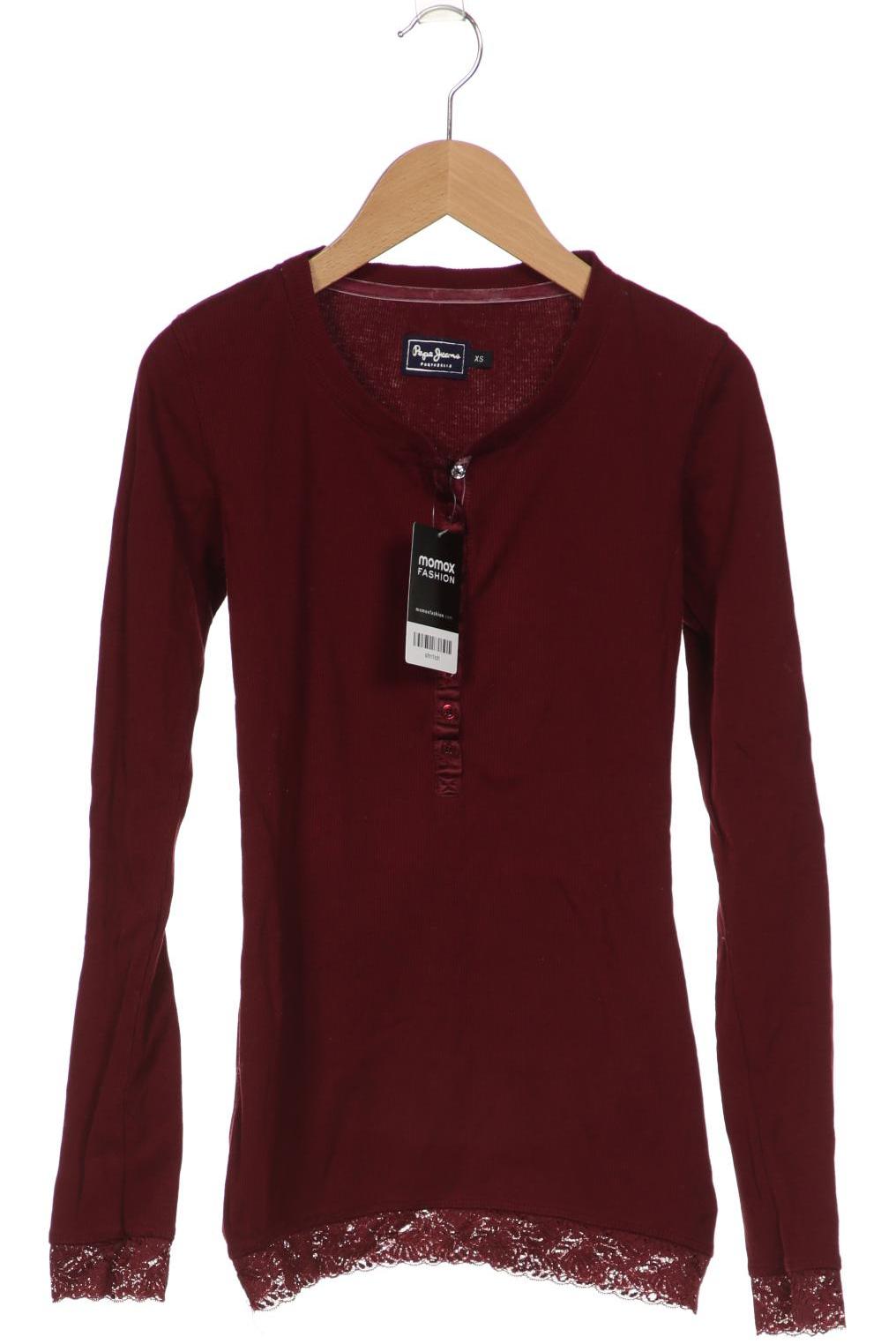 

Pepe Jeans Damen Langarmshirt, bordeaux