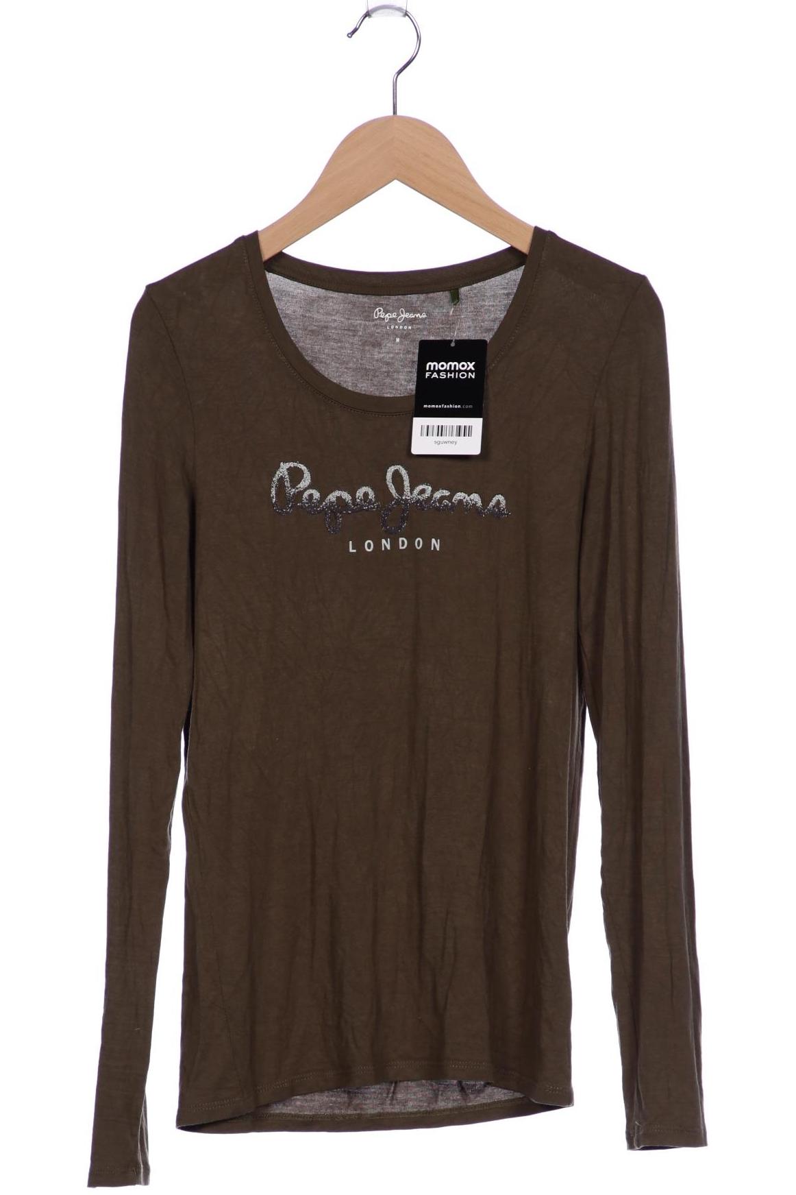 

Pepe Jeans Damen Langarmshirt, grün, Gr. 38
