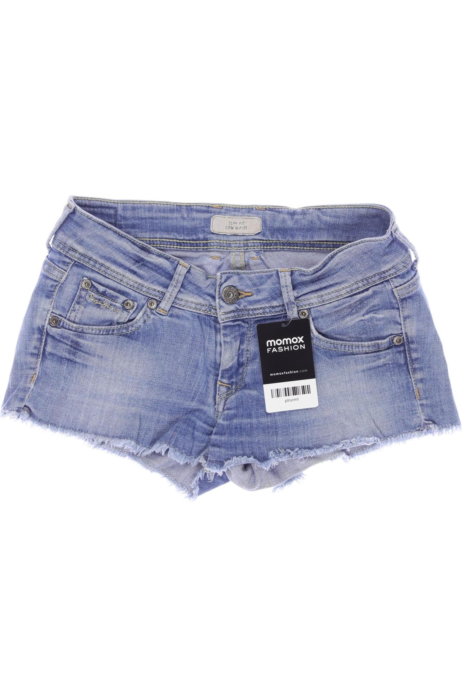 

Pepe Jeans Damen Shorts, blau, Gr. 27
