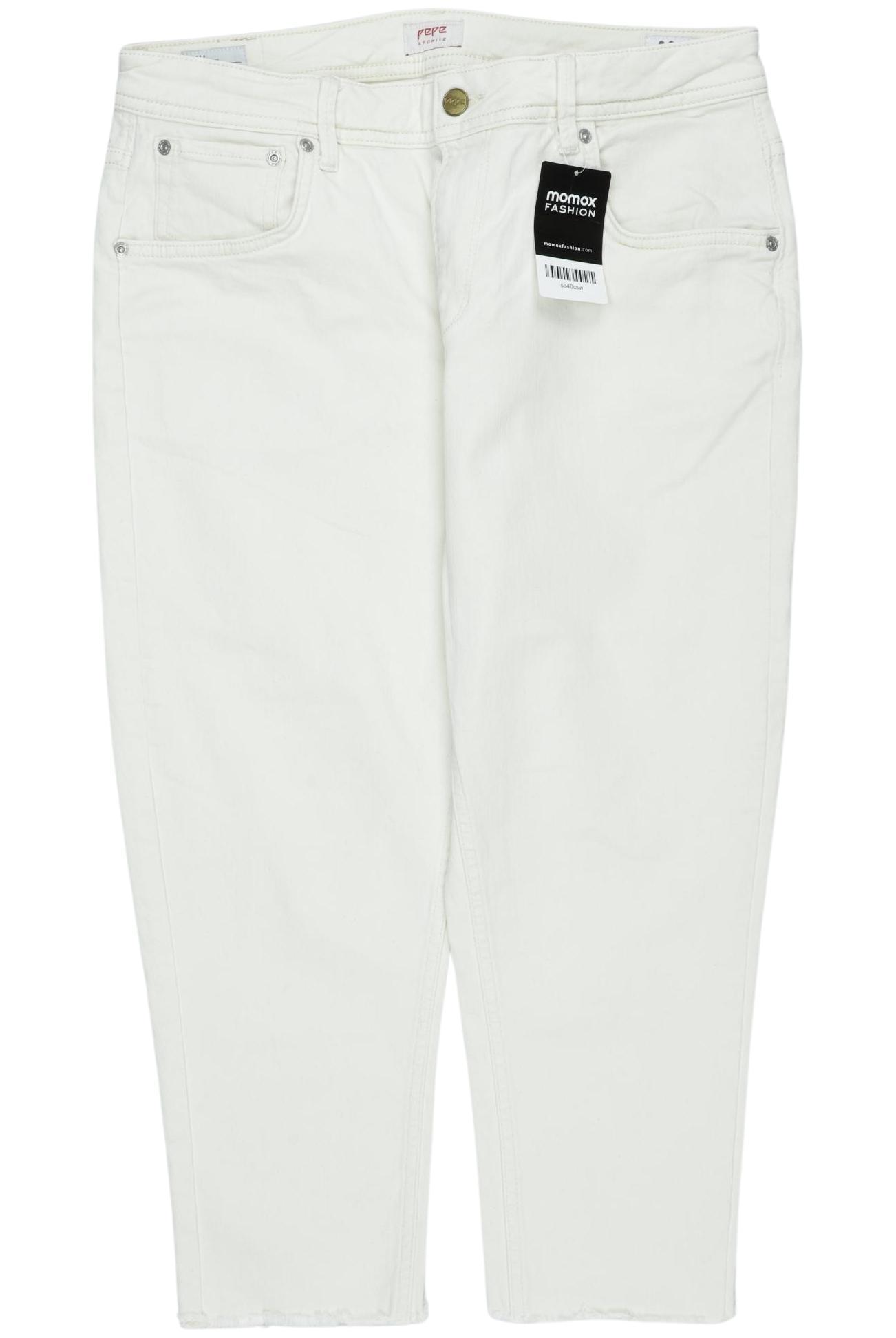 

Pepe Jeans Damen Jeans, weiß, Gr. 30