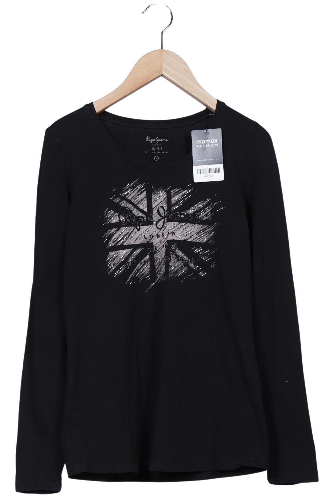 

Pepe Jeans Damen Langarmshirt, schwarz, Gr. 42