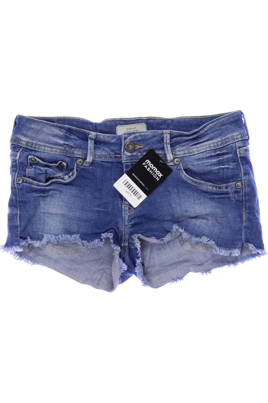 

Pepe Jeans Damen Shorts, blau, Gr. 28