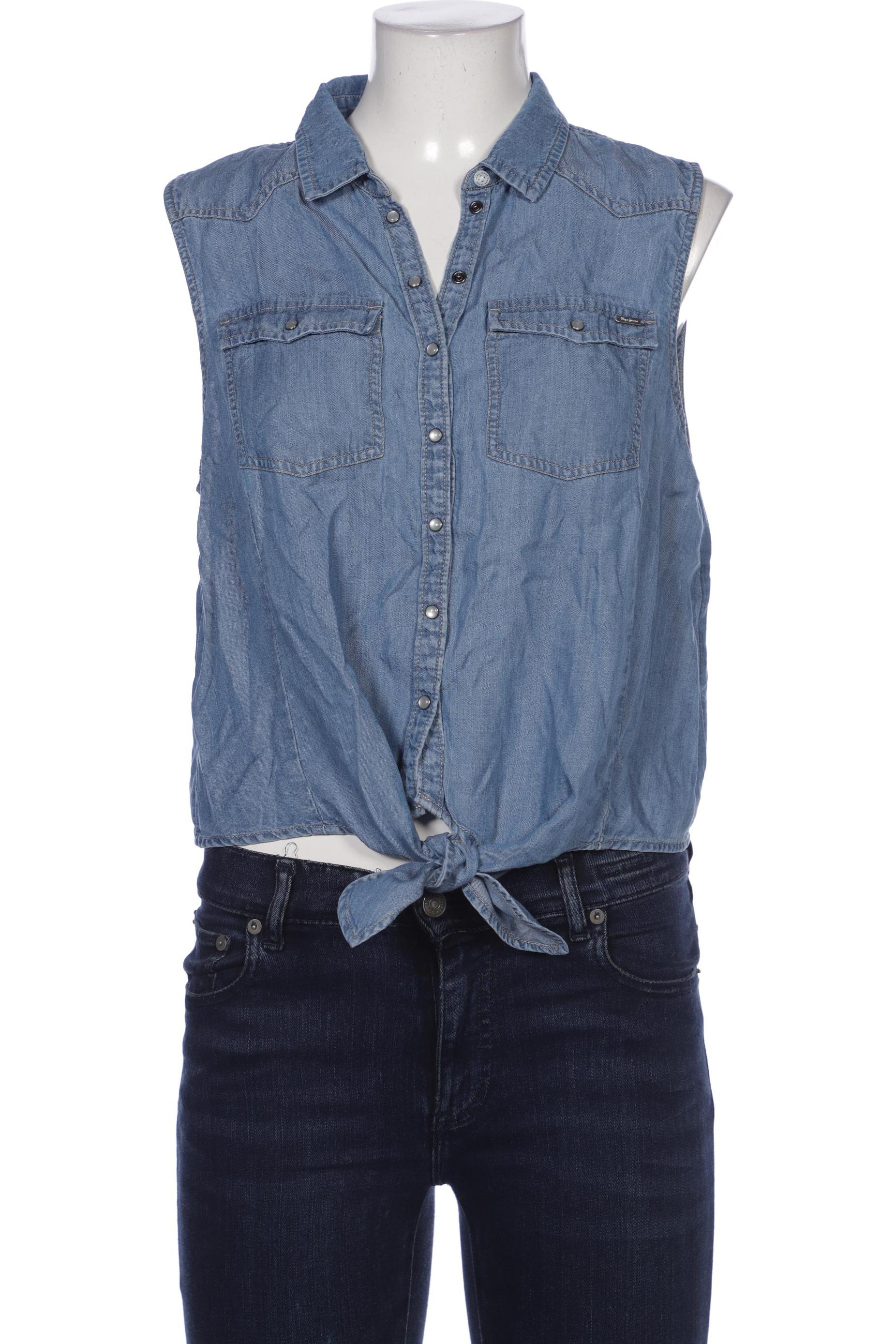 

Pepe Jeans Damen Bluse, blau, Gr. 42