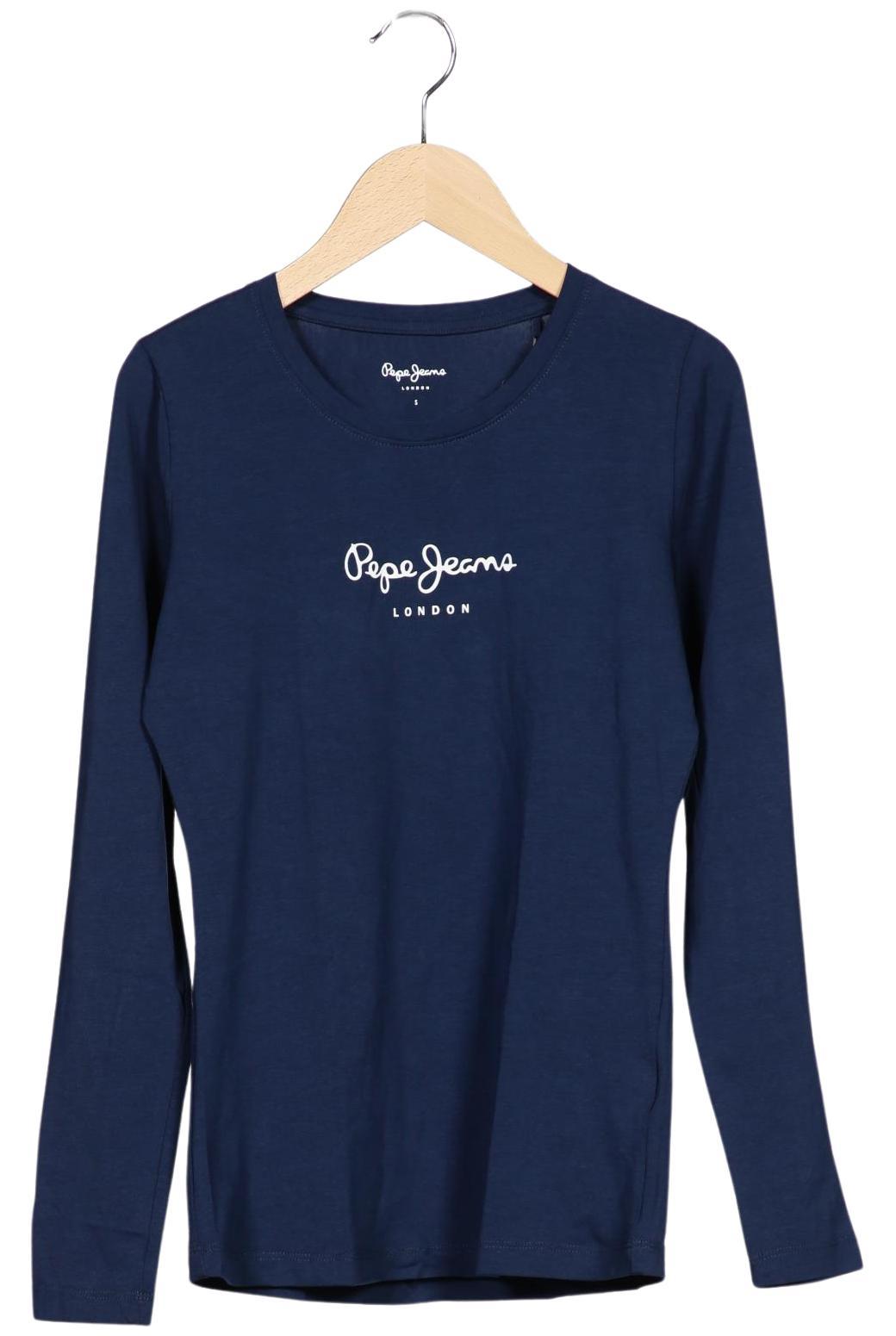 

Pepe Jeans Damen Langarmshirt, marineblau, Gr. 36