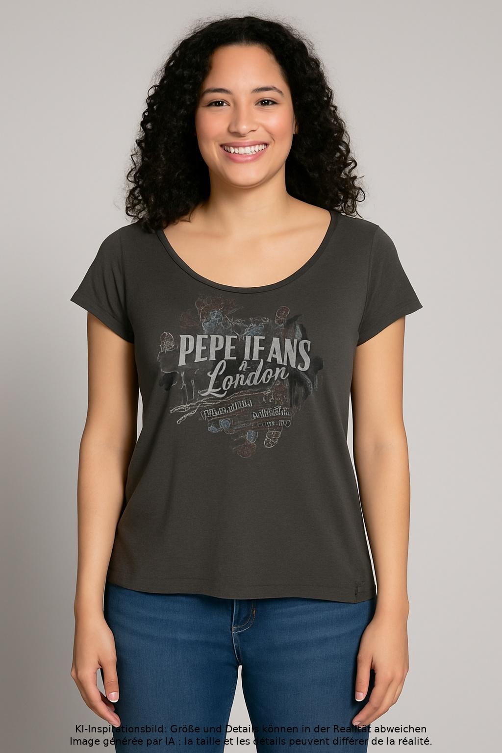 

Pepe Jeans Damen T-Shirt, grün, Gr. 44
