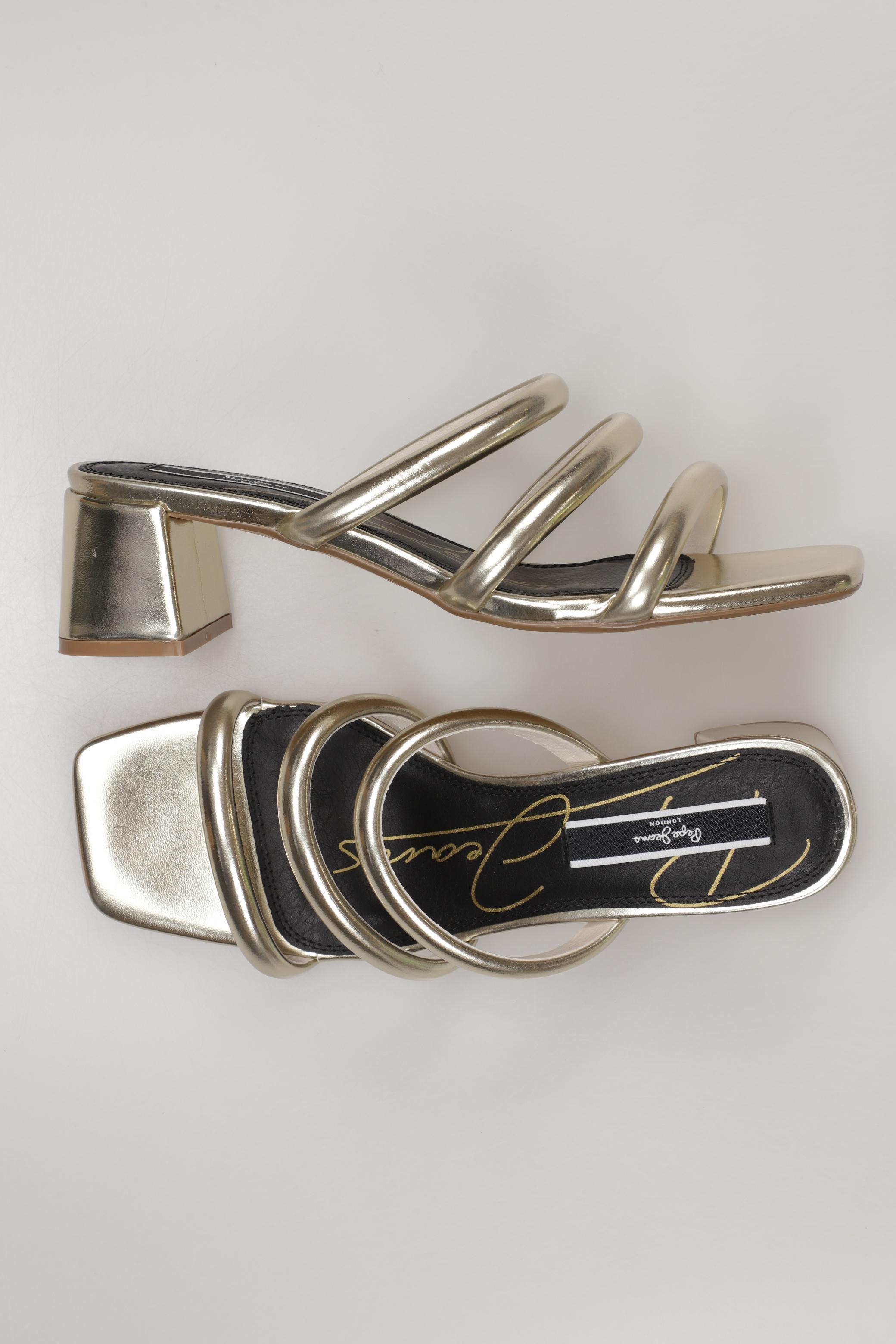 

Pepe Jeans Damen Sandale, gold, Gr. 39