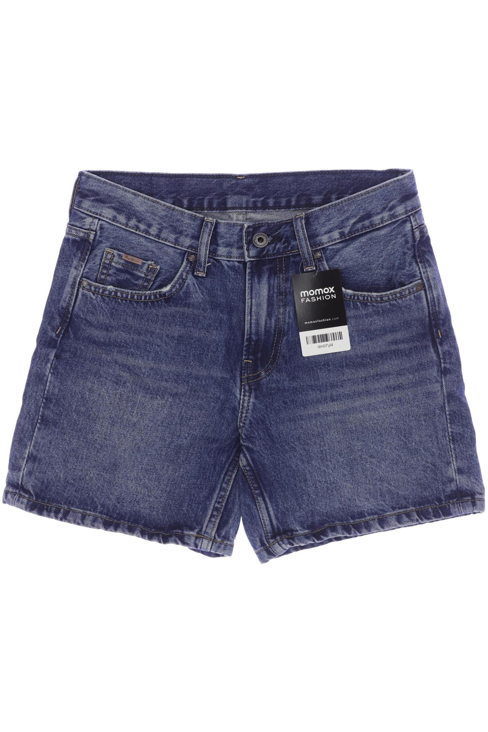 

Pepe Jeans Damen Shorts, blau, Gr. 24