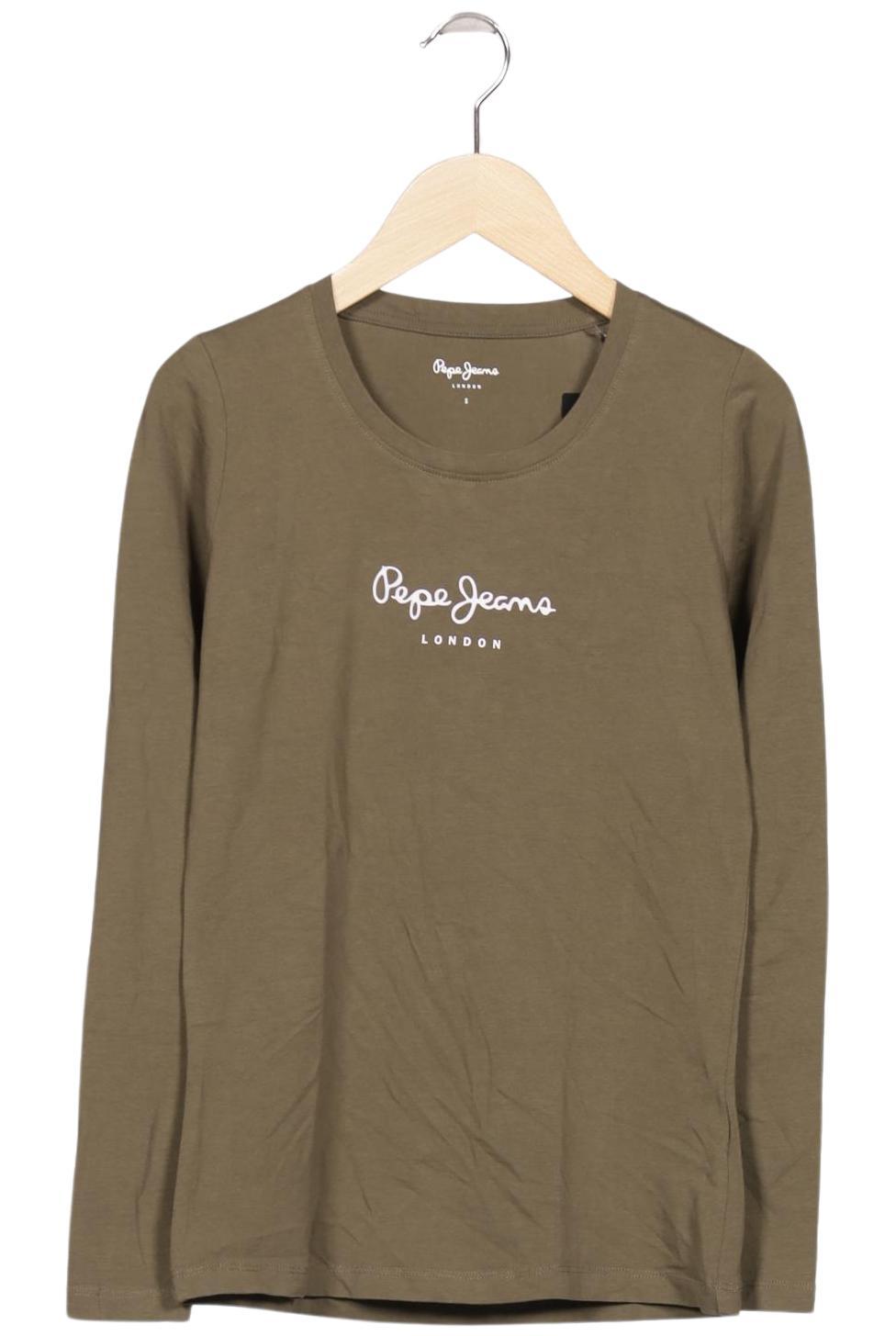 

Pepe Jeans Damen Langarmshirt, grün, Gr. 36