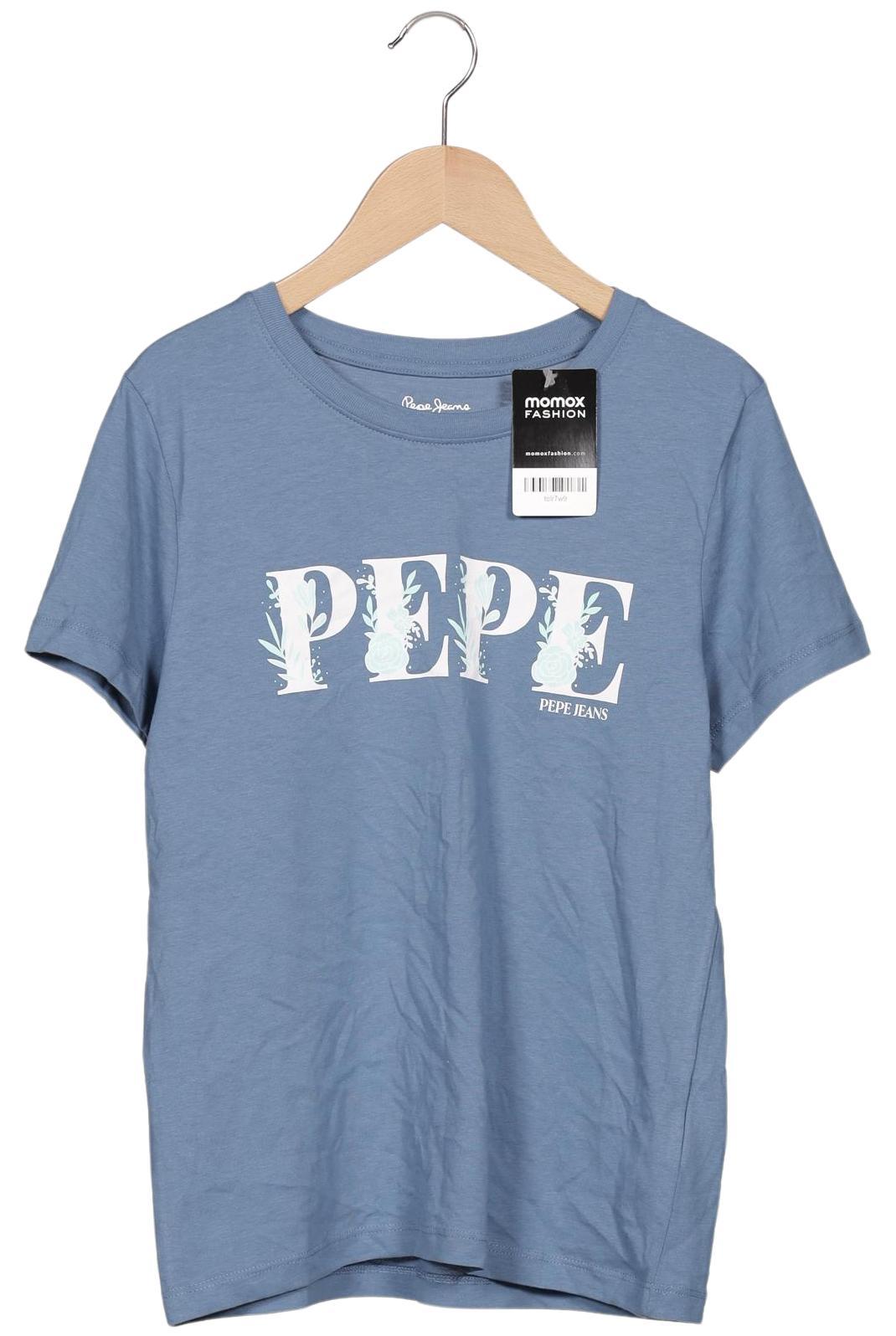 

Pepe Jeans Damen T-Shirt, hellblau, Gr. 34