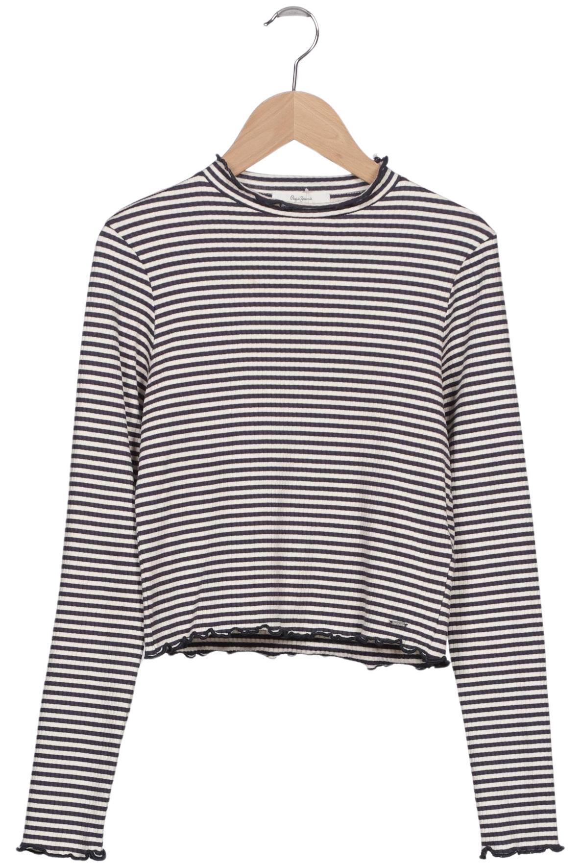 

Pepe Jeans Damen Langarmshirt, marineblau, Gr. 34