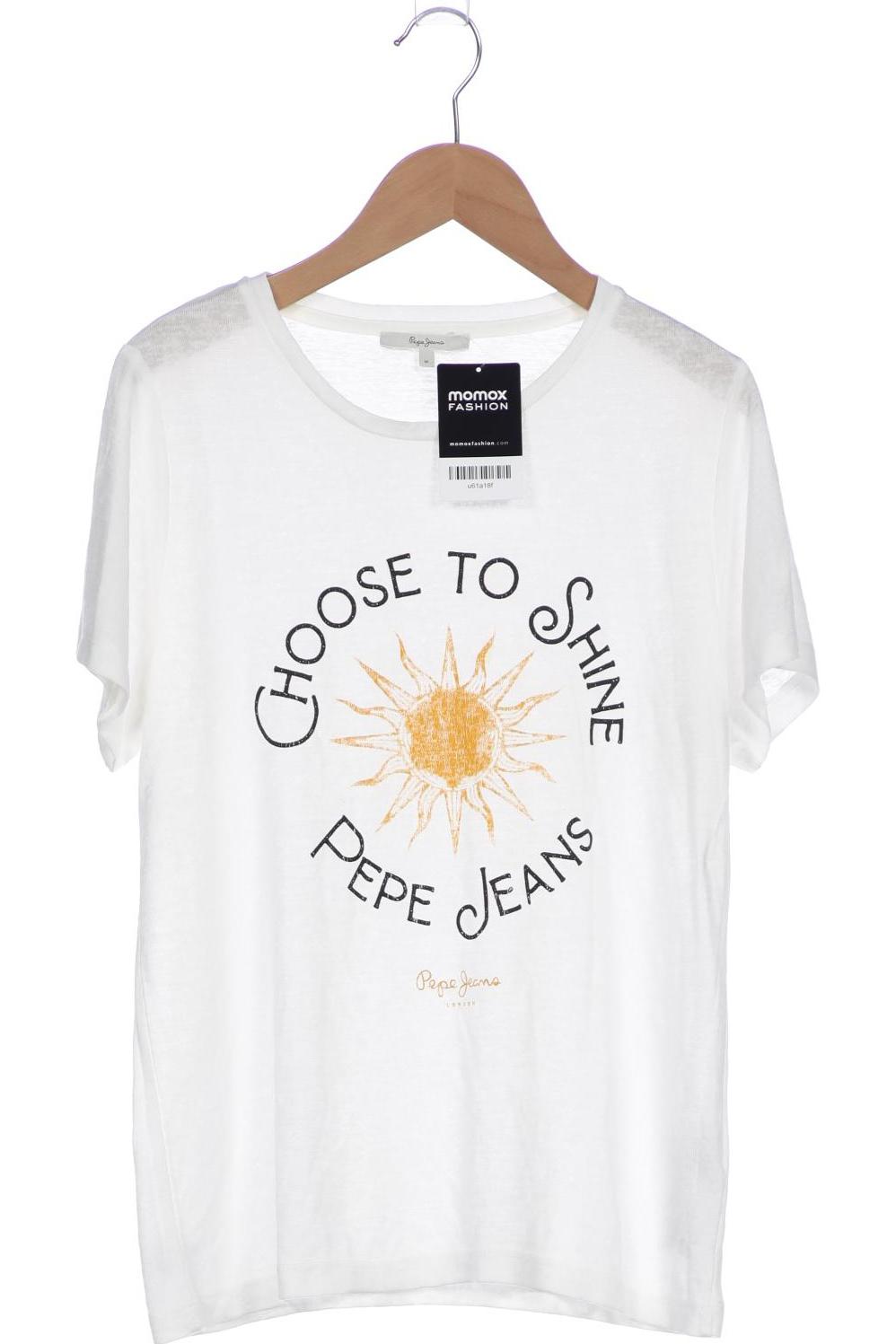 

Pepe Jeans Damen T-Shirt, weiß, Gr. 38